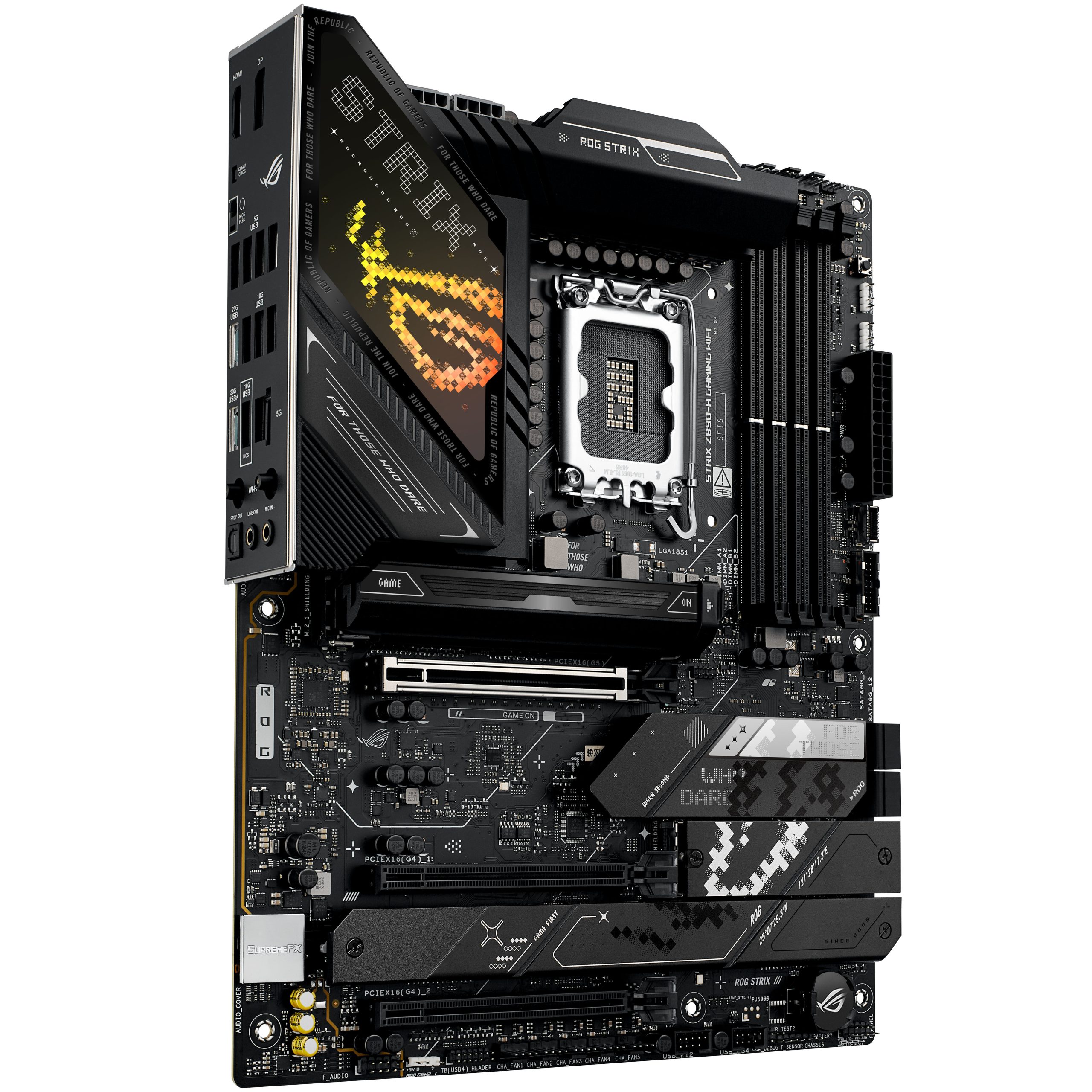 ASUS ROG STRIX Z890-H Gaming WiFi motherboard, socket LGA 1851, Intel Z890, ATX, DDR5