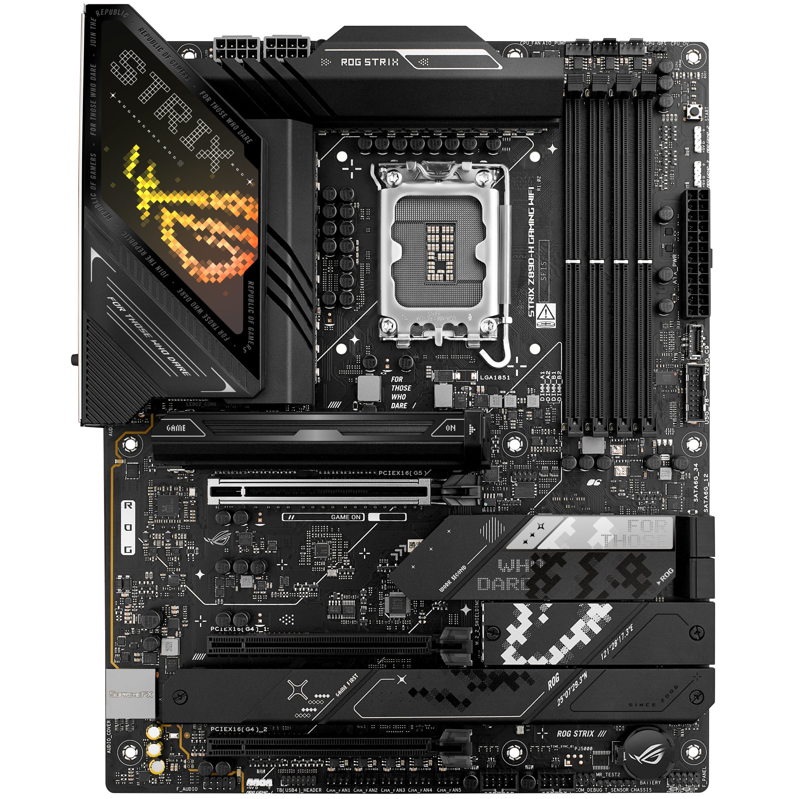 ASUS ROG STRIX Z890-H Gaming WiFi motherboard, socket LGA 1851, Intel Z890, ATX, DDR5