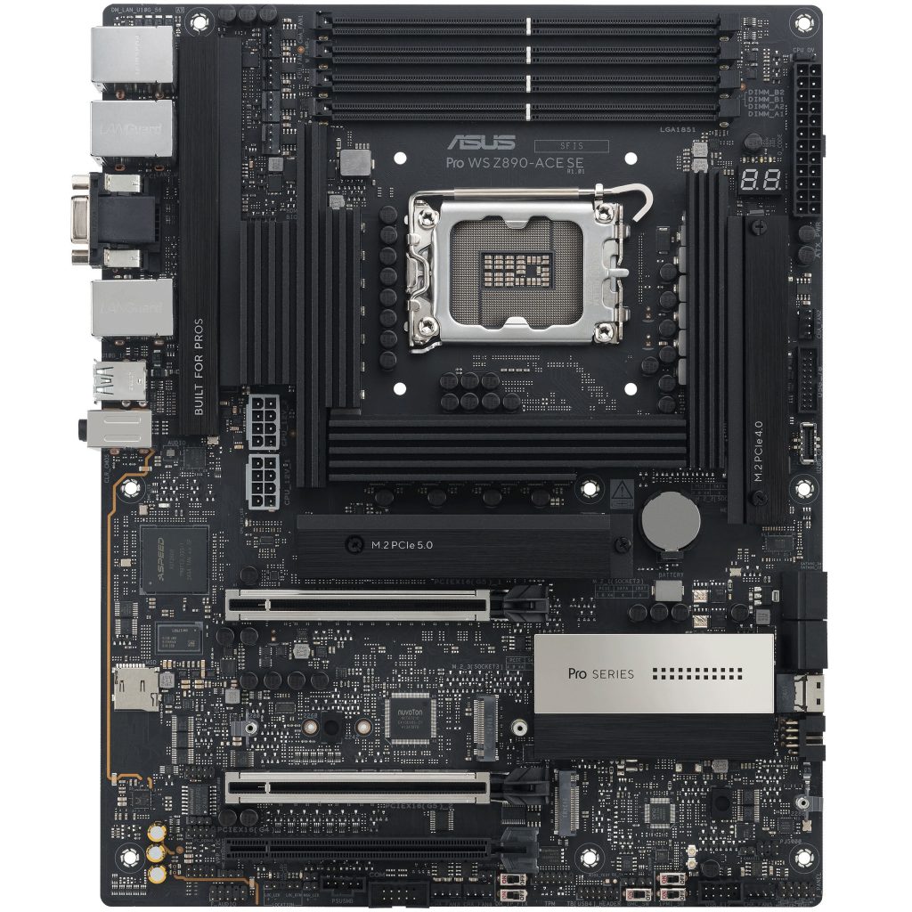 ASUS Pro WS Z890-ACE SE motherboard, socket LGA 1851, Intel Z890, ATX, DDR5