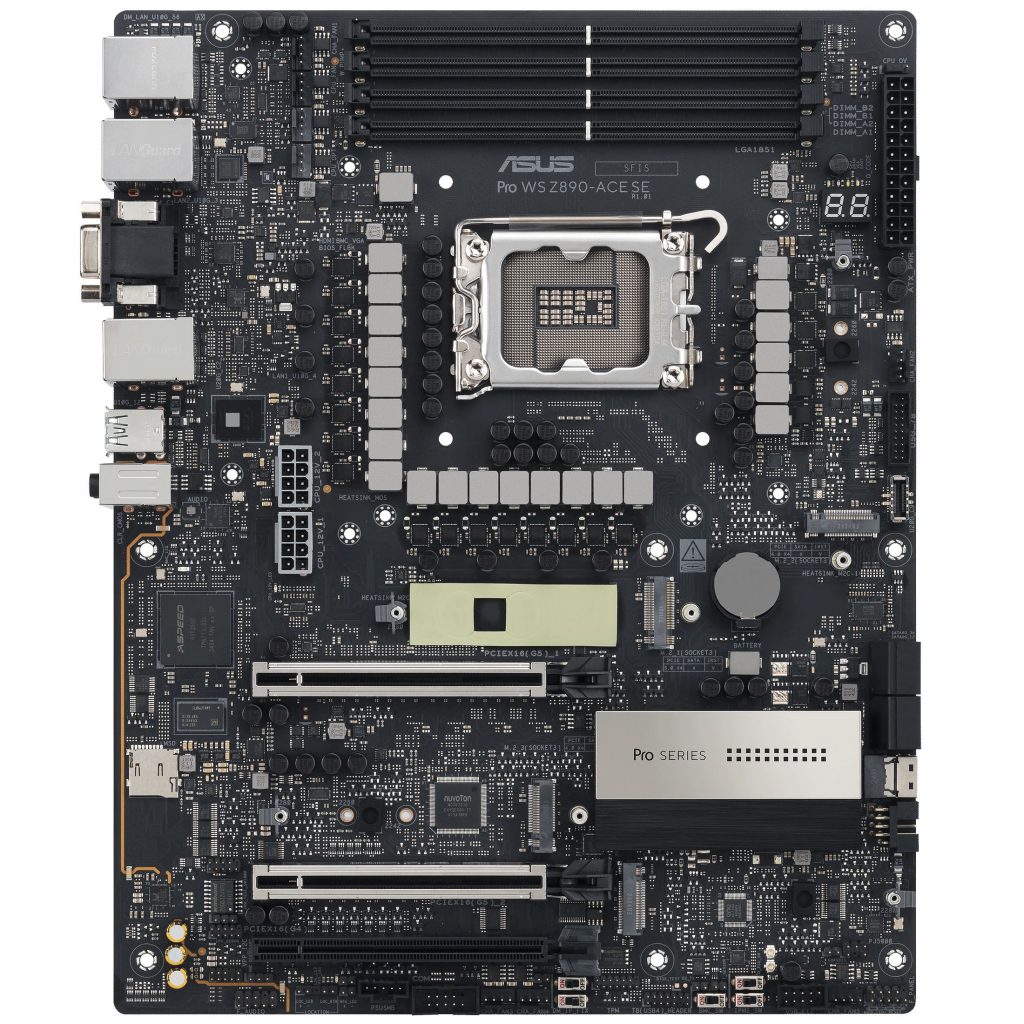 ASUS Pro WS Z890-ACE SE motherboard, socket LGA 1851, Intel Z890, ATX, DDR5