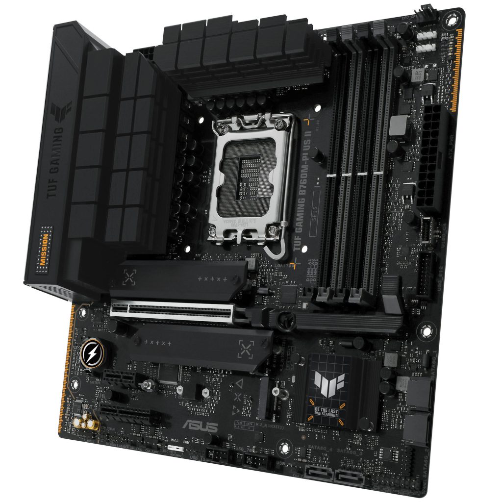 ASUS TUF Gaming B760M-Plus II motherboard, Intel B760, Socket 1700, Micro-ATX, DDR5