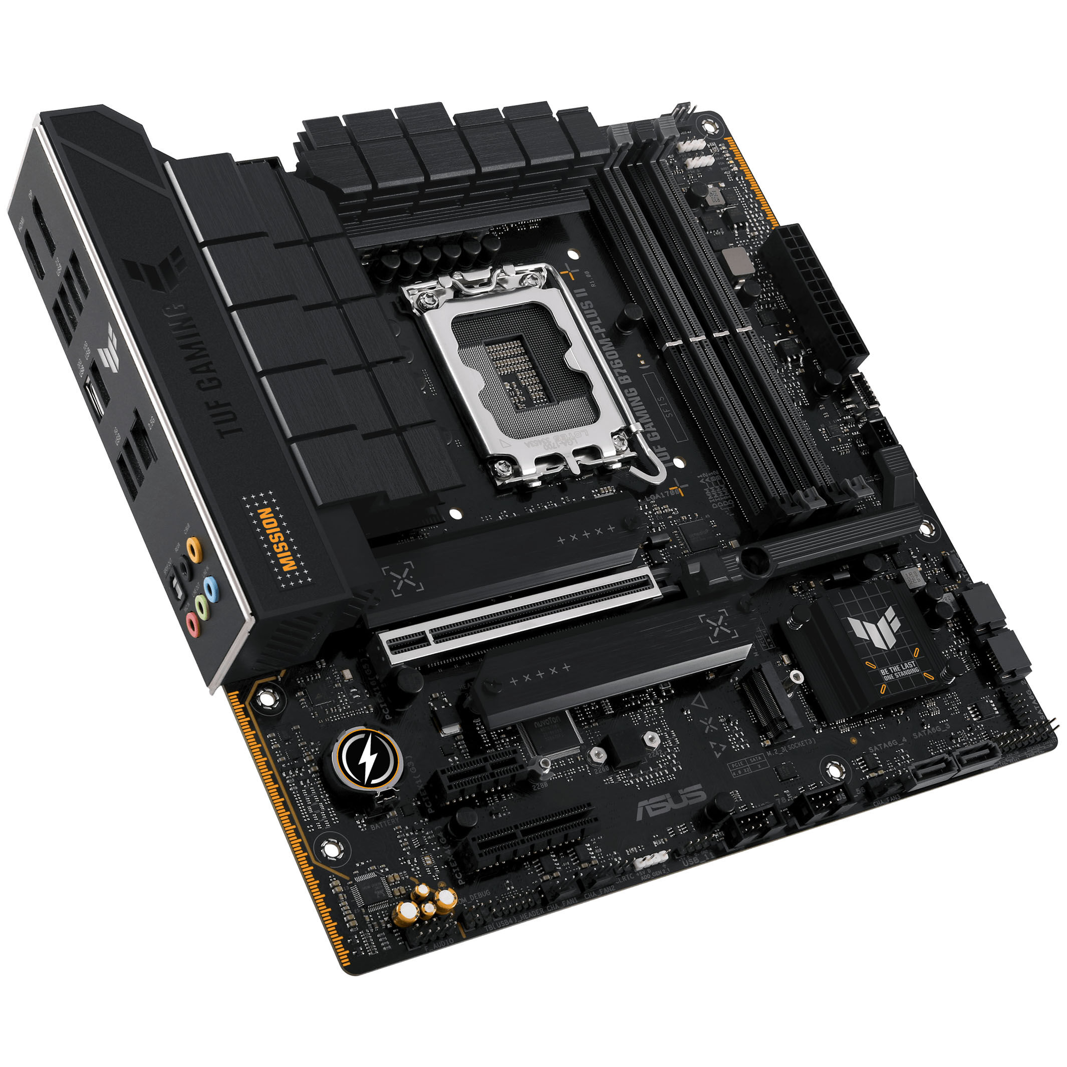 ASUS TUF Gaming B760M-Plus II motherboard, Intel B760, Socket 1700, Micro-ATX, DDR5
