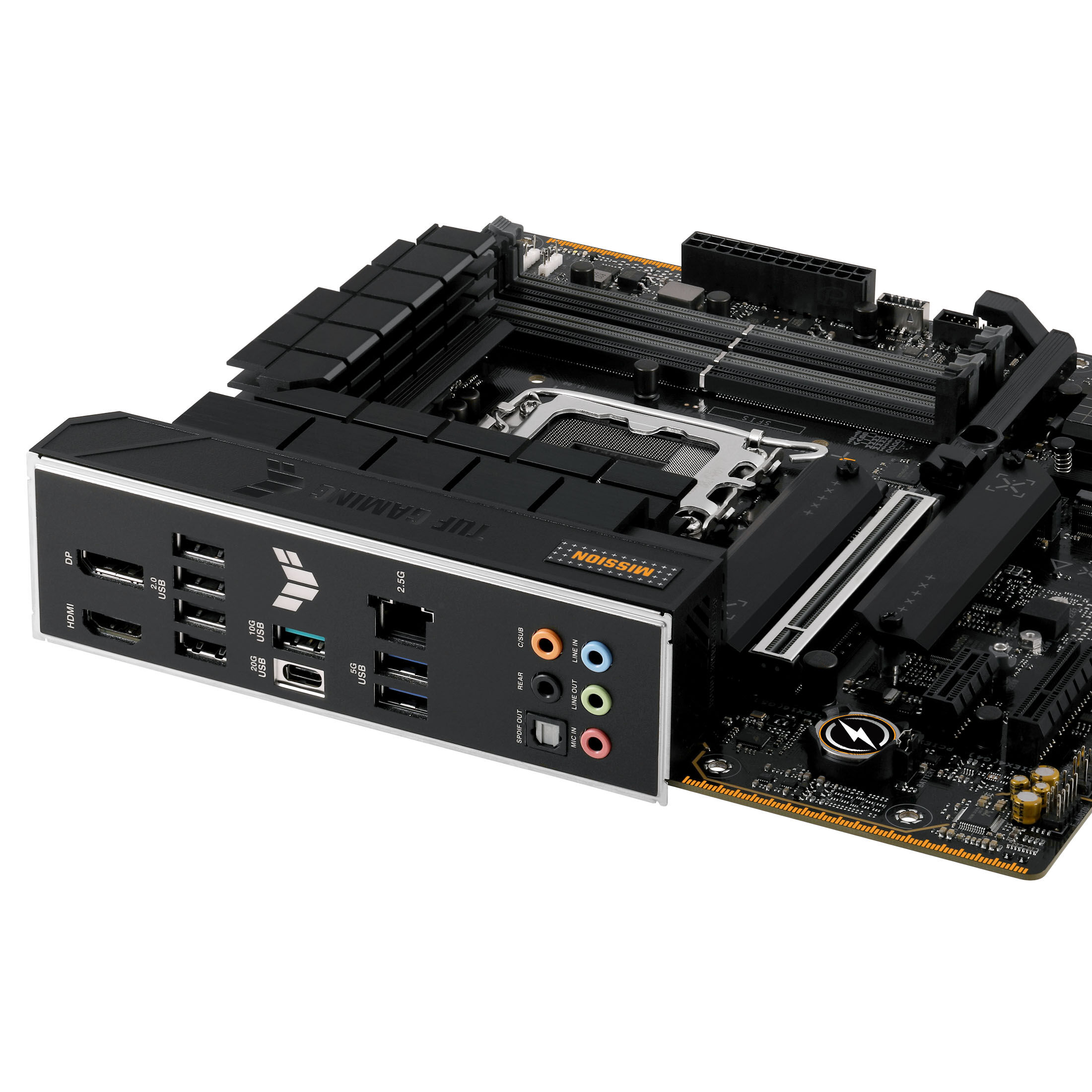 ASUS TUF Gaming B760M-Plus II motherboard, Intel B760, Socket 1700, Micro-ATX, DDR5
