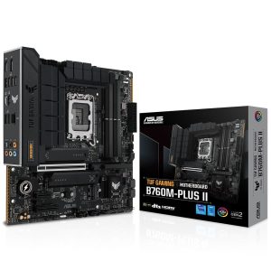 ASUS TUF Gaming B760M-Plus II motherboard, Intel B760, Socket 1700, Micro-ATX, DDR5