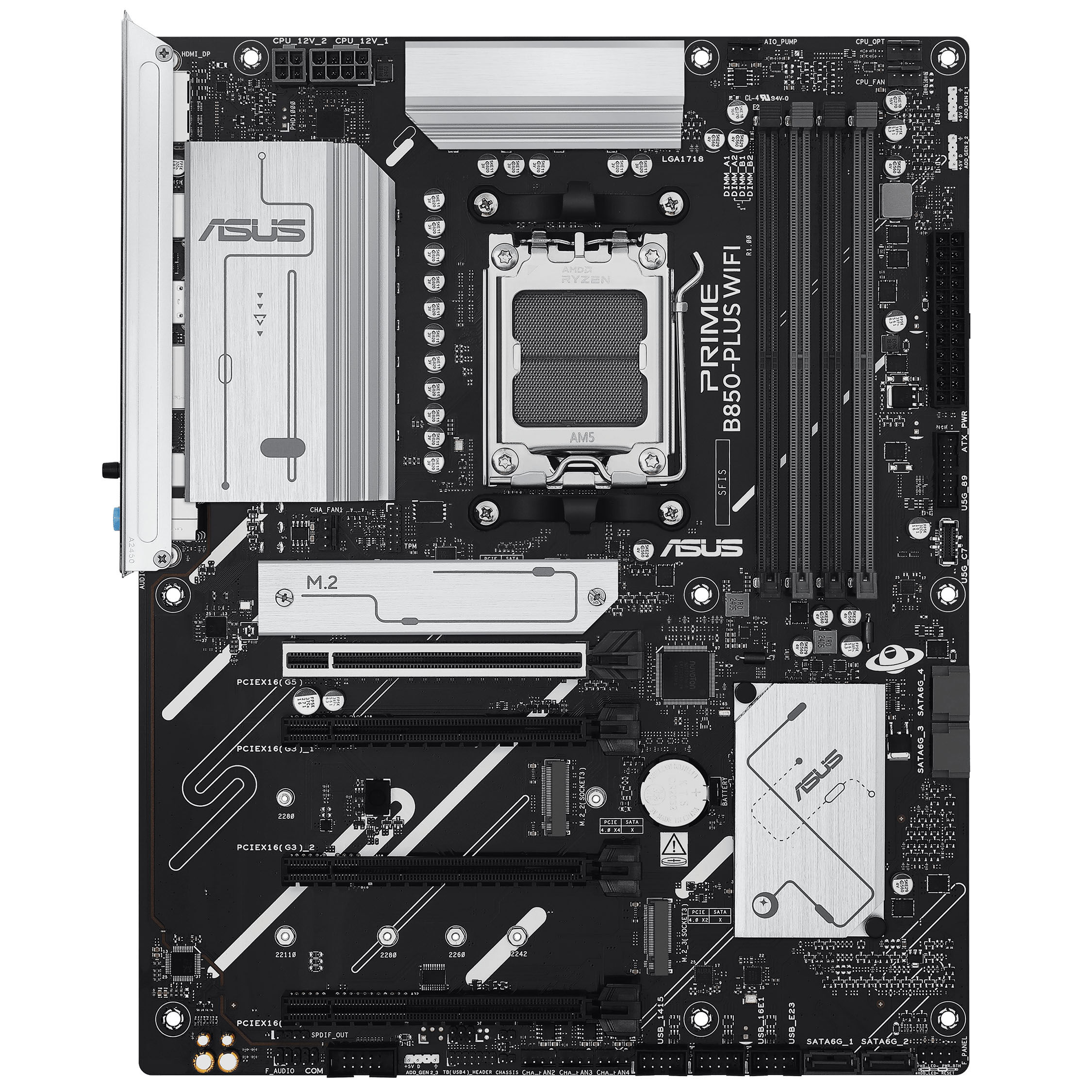 ASUS Prime B850 Plus WiFi motherboard, socket AM5, AMD B850, ATX, DDR5 : image 3