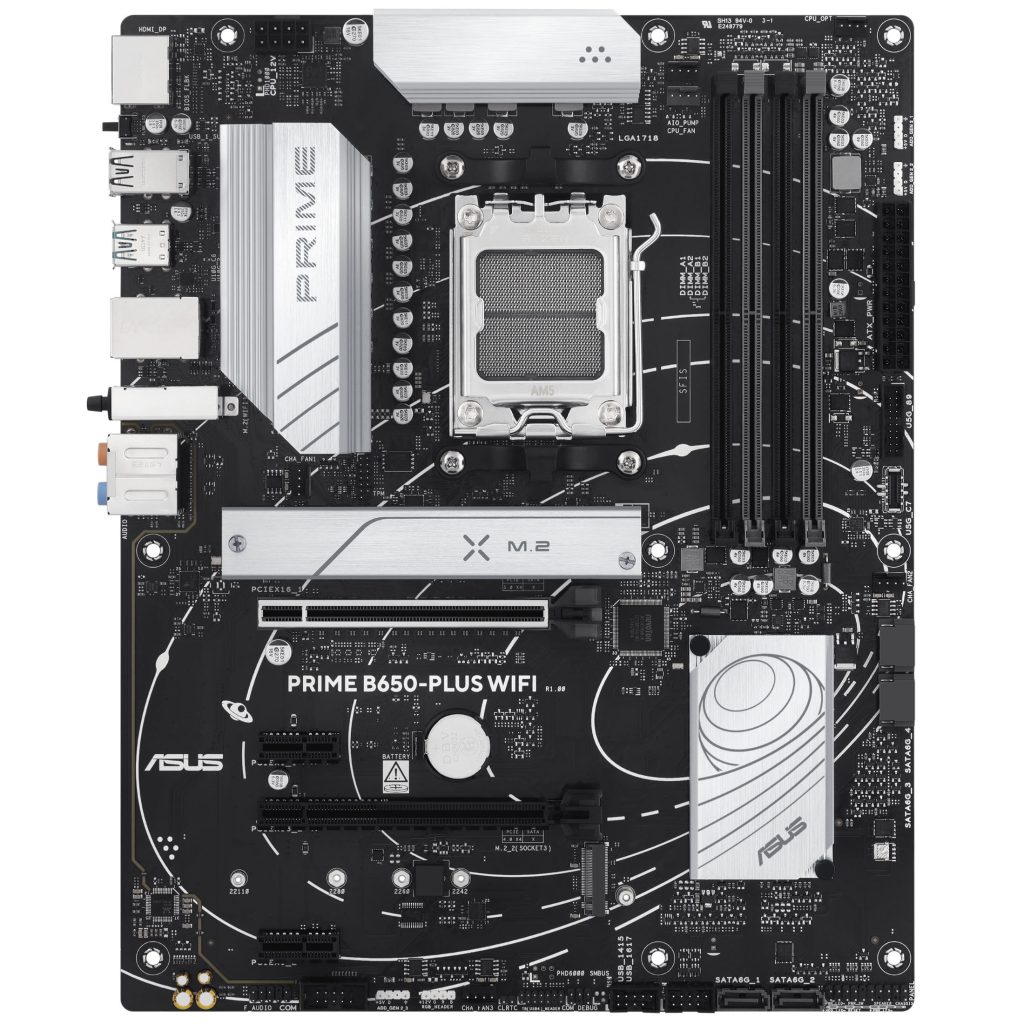 ASUS Prime B650-Plus WiFi motherboard, socket AM5, AMD B650, ATX, DDR5
