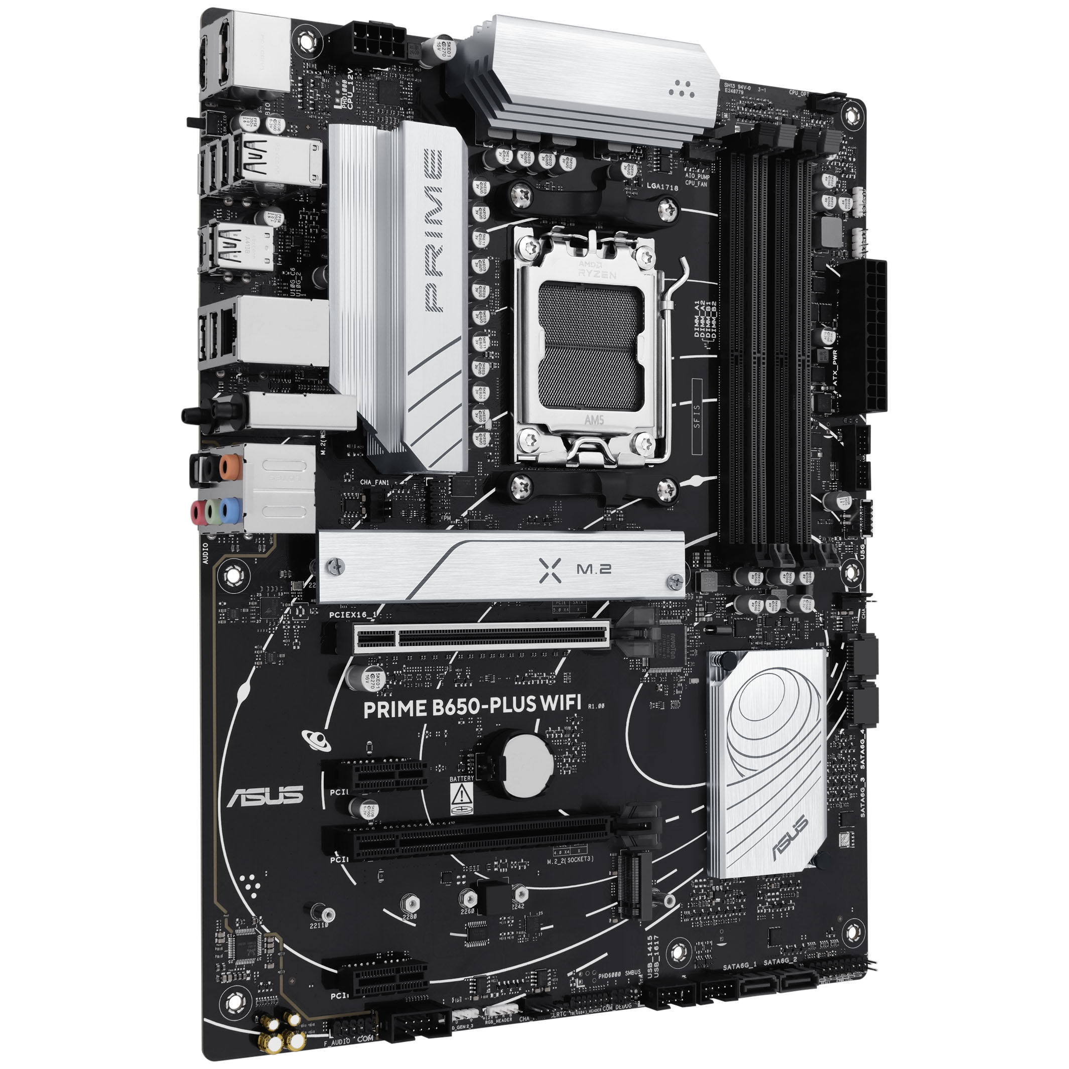 ASUS Prime B650-Plus WiFi motherboard, socket AM5, AMD B650, ATX, DDR5