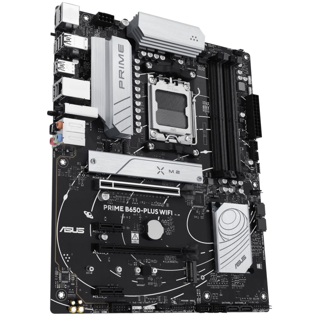 ASUS Prime B650-Plus WiFi motherboard, socket AM5, AMD B650, ATX, DDR5