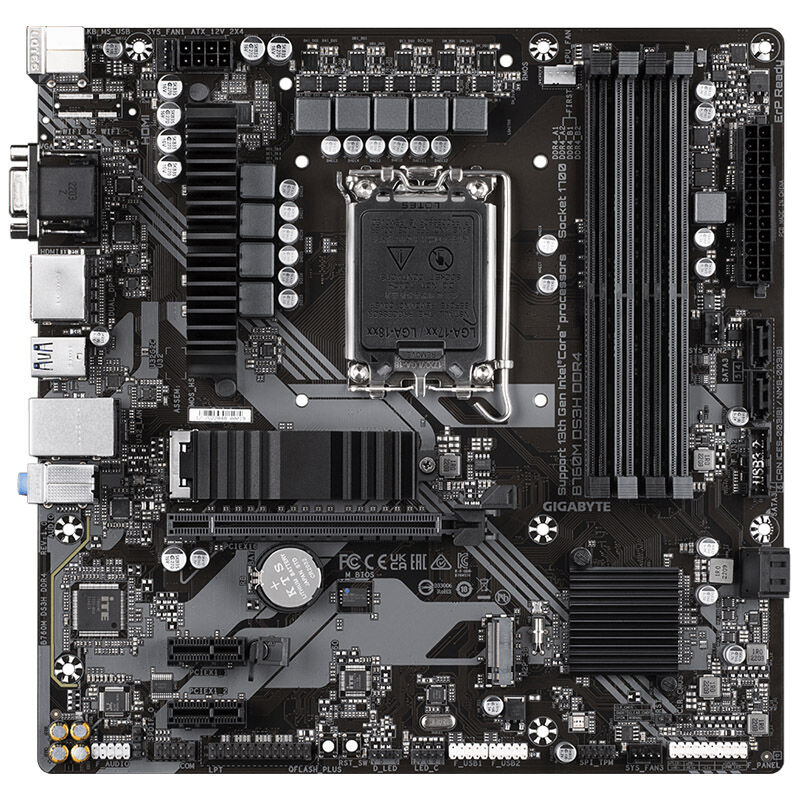 Gigabyte B760M DS3H DDR4, Socket LGA 1700, Intel B760M, Micro-ATX - DDR4