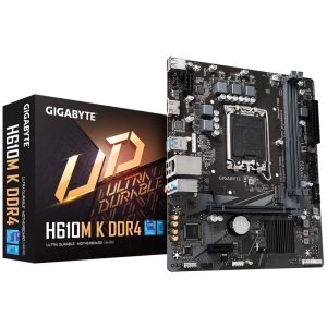 Gigabyte H610M K DDR4 motherboard, Socket 1700, Intel H610, Micro-ATX, DDR4 : image 1