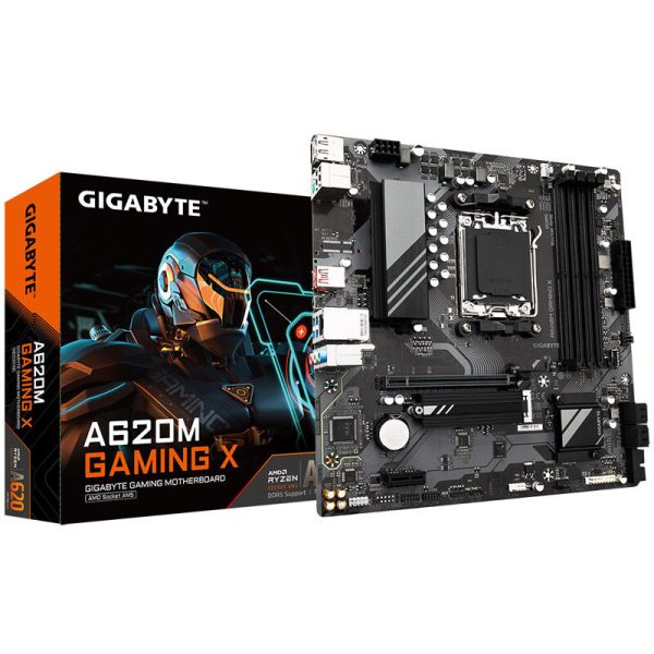 Gigabyte A620M Gaming X motherboard, socket AM5, AMD A620, MIcro-ATX, DDR5