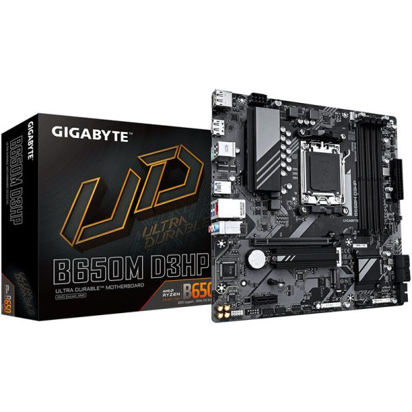 Gigabyte B650M D3HP motherboard, socket AM5, AMD B650, Micro-ATX, DDR5