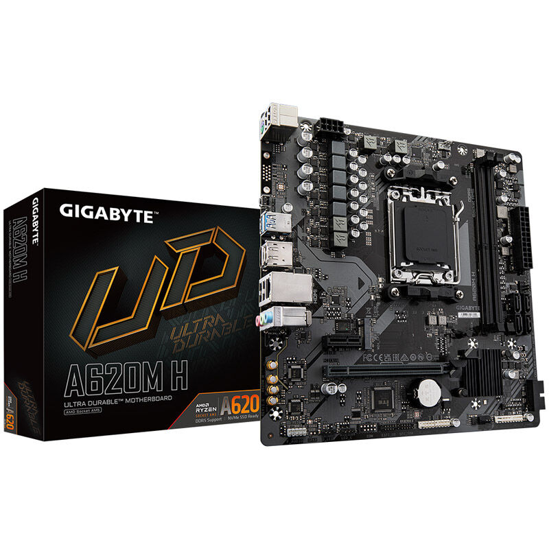 Gigabyte A620M H, AMD A620 motherboard - Socket AM5, DDR5