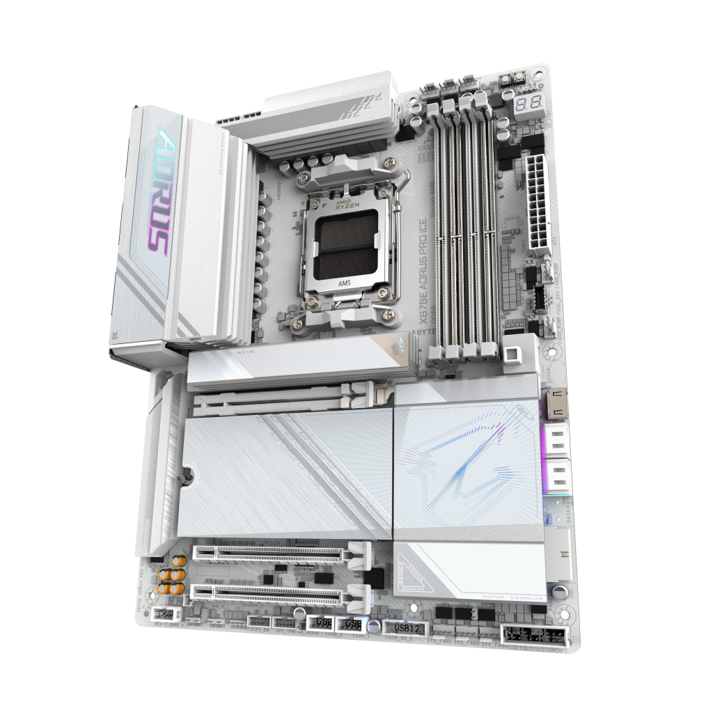 Gigabyte X870E AORUS PRO ICE motherboard, socket AM5, AMD X870E, ATX, DDR5