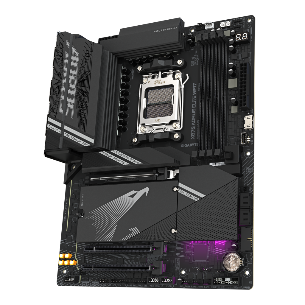 Gigabyte X870 A Elite WiFi7 motherboard, socket AM5, AMD X870, ATX, DDR5