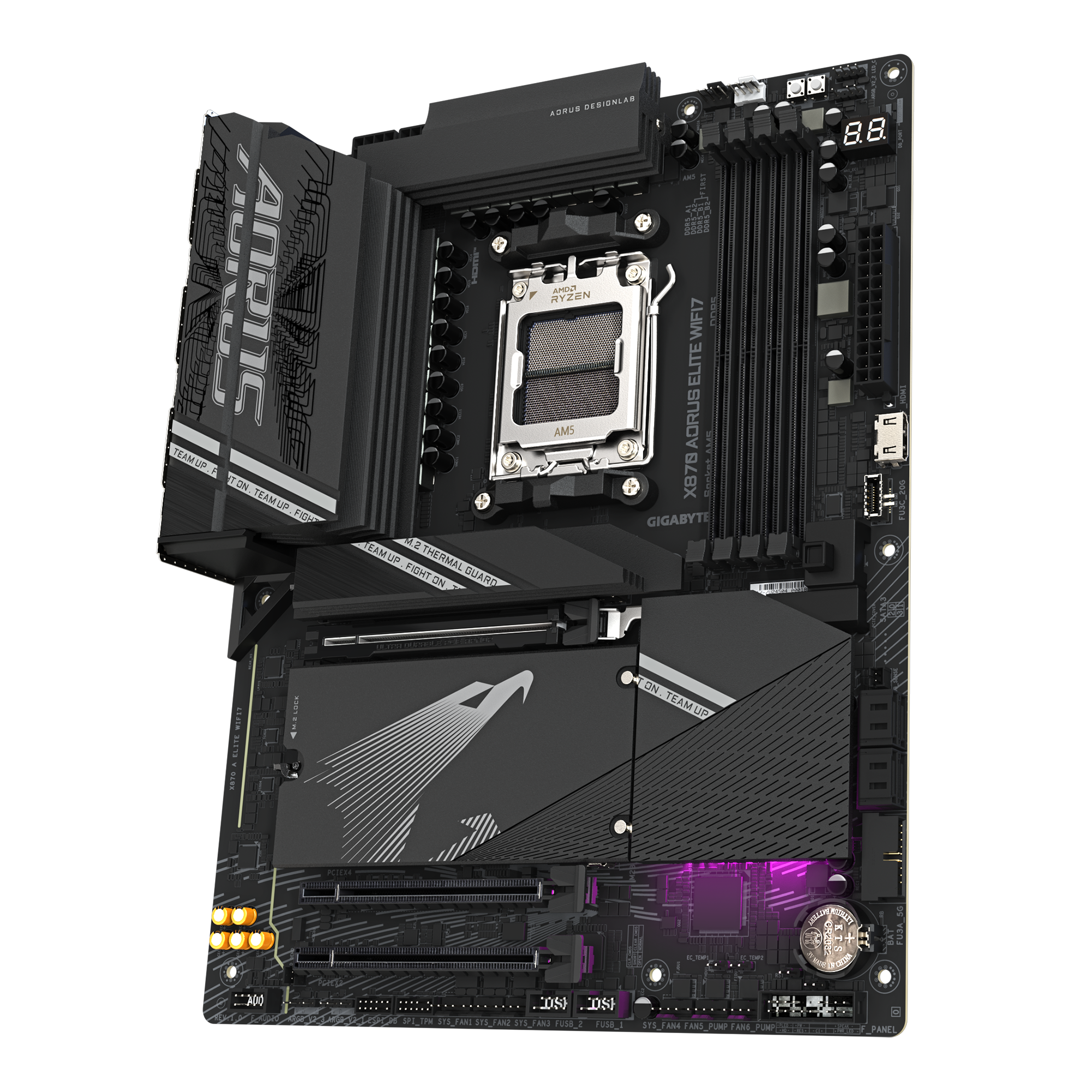 Gigabyte X870 A Elite WiFi7 motherboard, socket AM5, AMD X870, ATX, DDR5