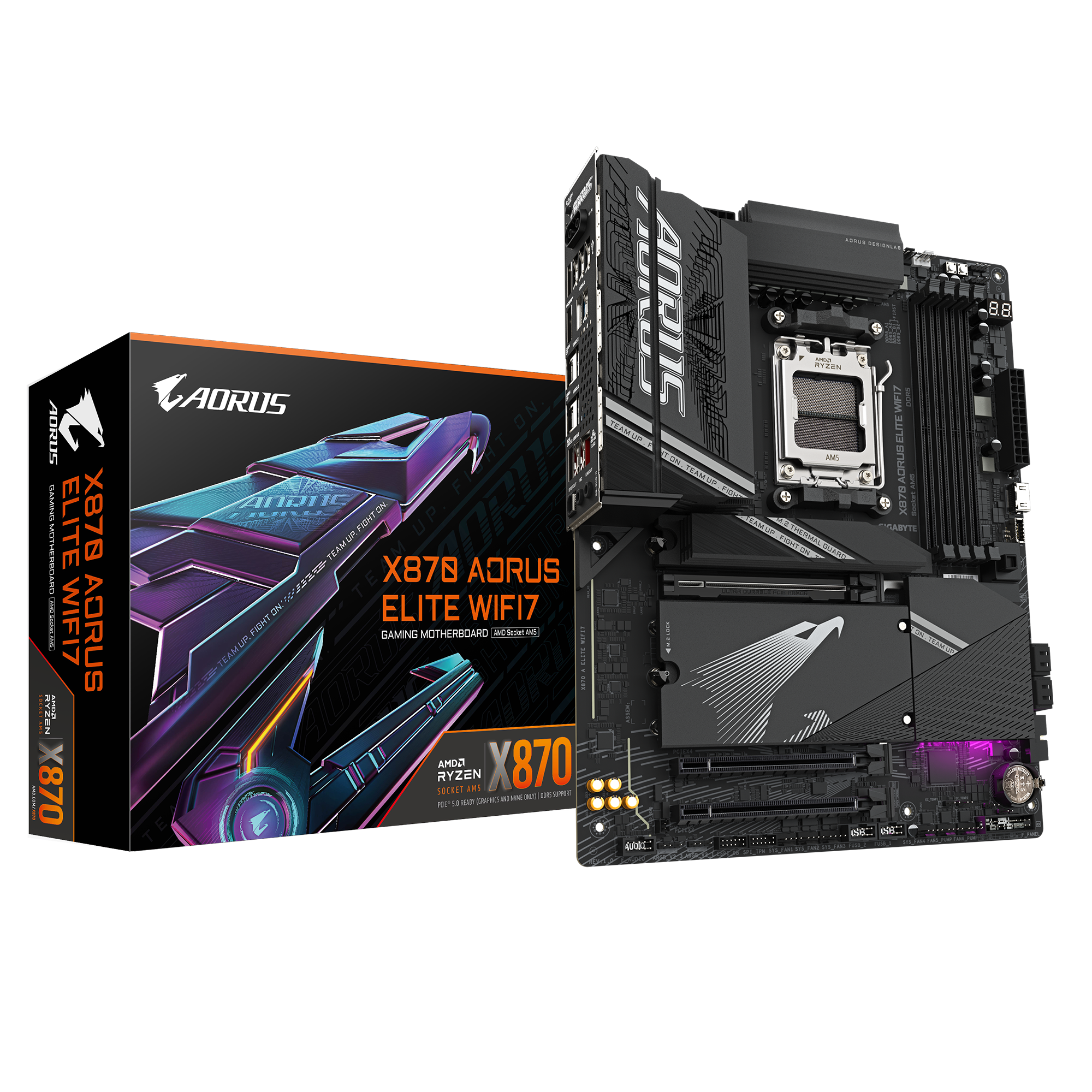 Gigabyte X870 A Elite WiFi7 motherboard, socket AM5, AMD X870, ATX, DDR5