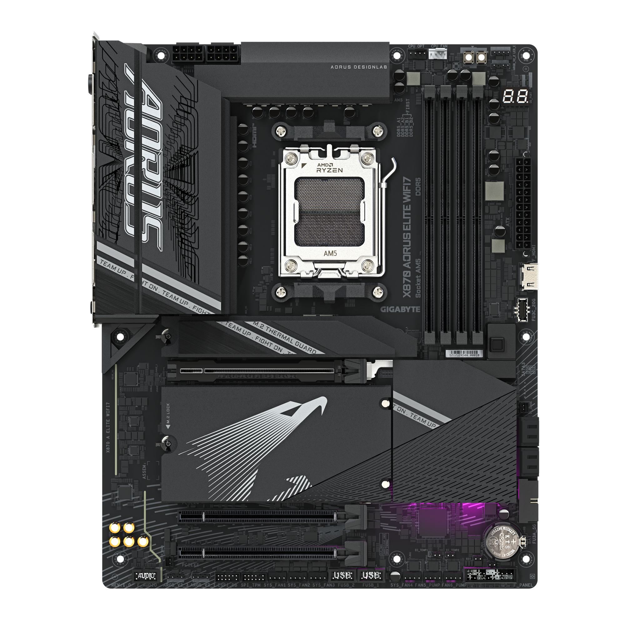Gigabyte X870 A Elite WiFi7 motherboard, socket AM5, AMD X870, ATX, DDR5