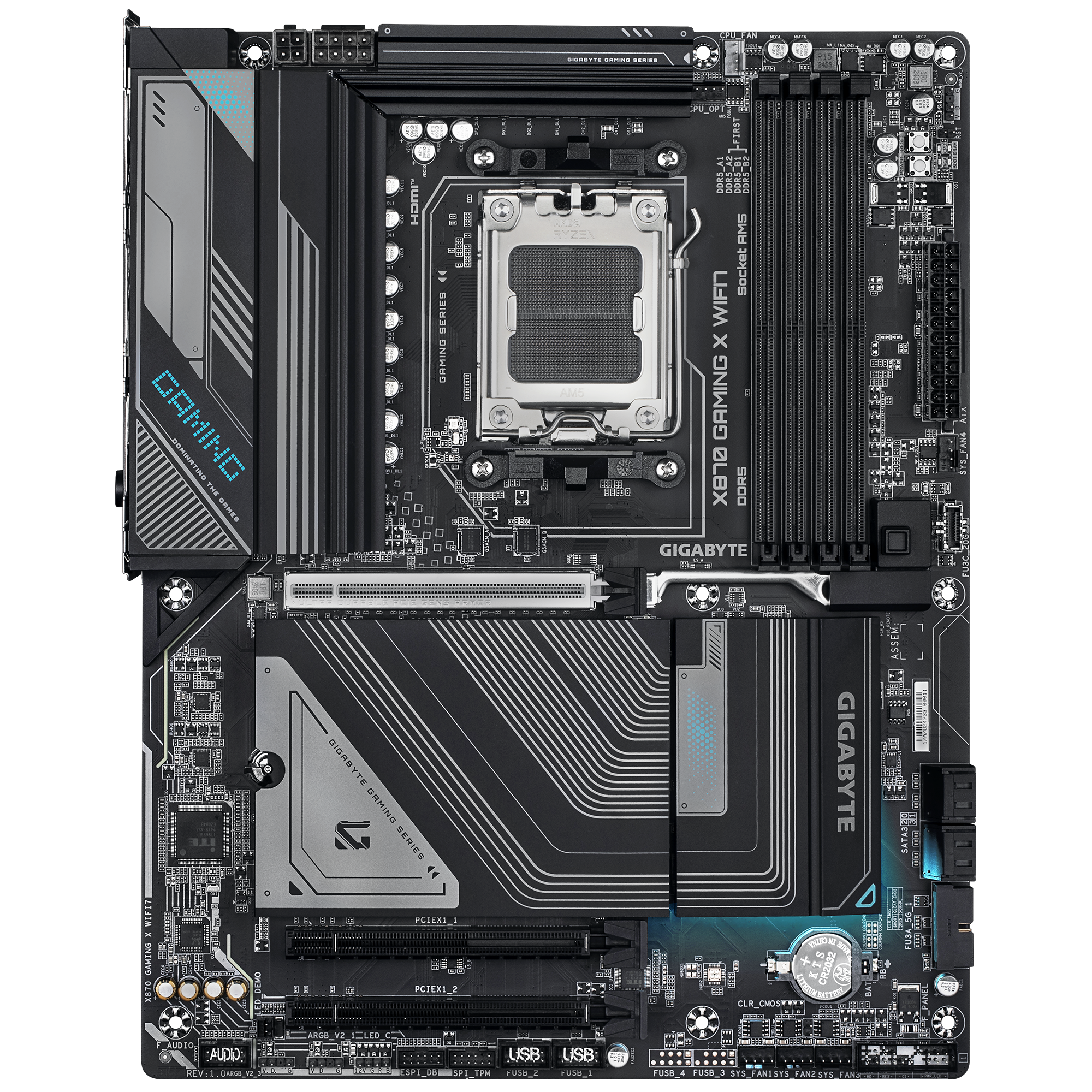 Gigabyte X870 Gaming X Wifi 7 motherboard, socket AM5, AMD X870, ATX, DDR5