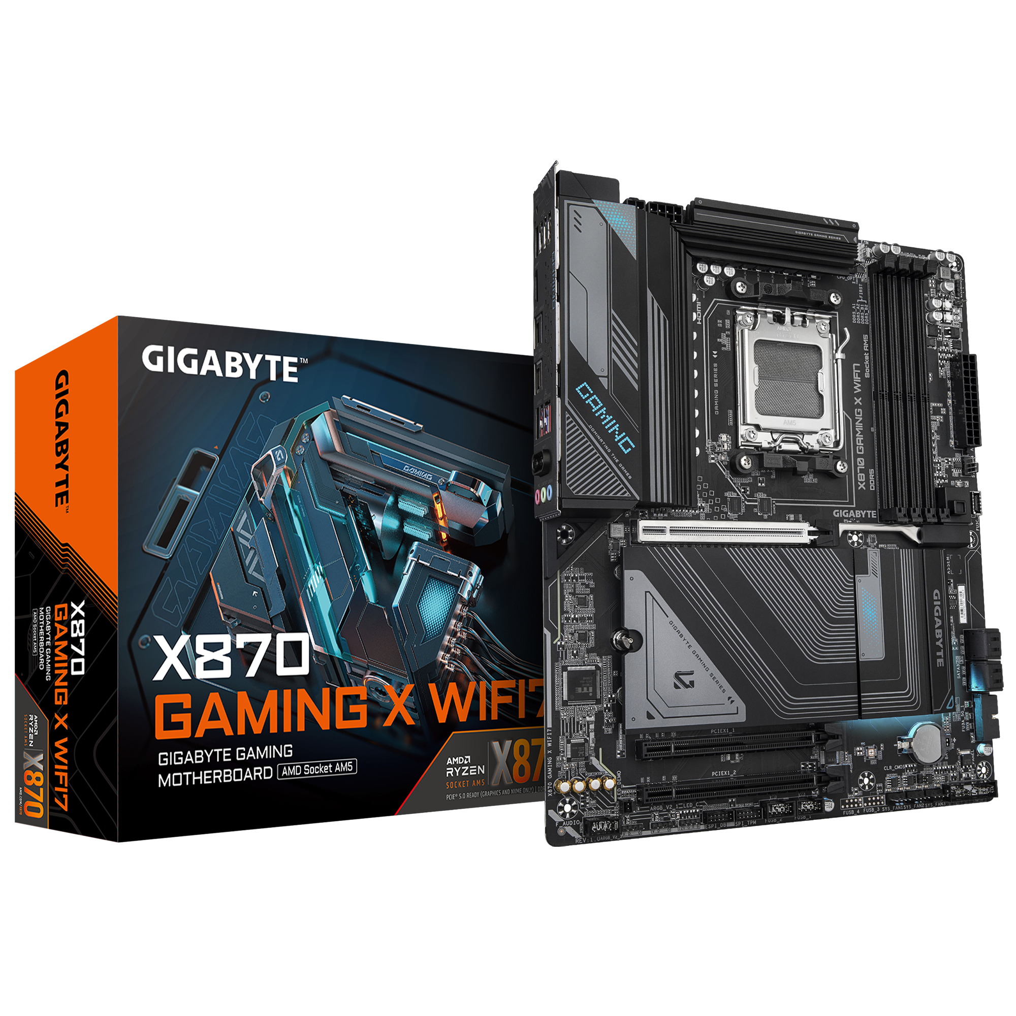 Gigabyte X870 Gaming X Wifi 7 motherboard, socket AM5, AMD X870, ATX, DDR5