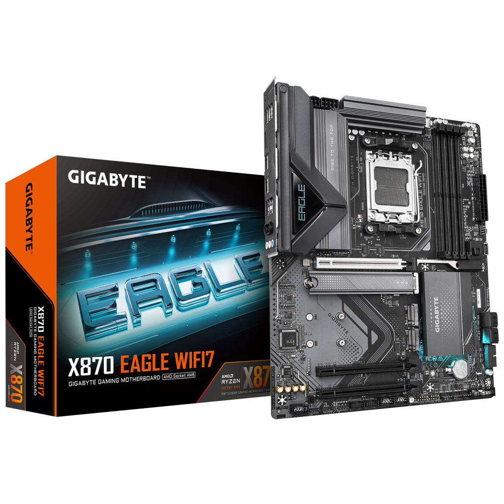 Gigabyte X870 Eagle WiFi7 motherboard, socket AM5, AMD X870, ATX, DDR5