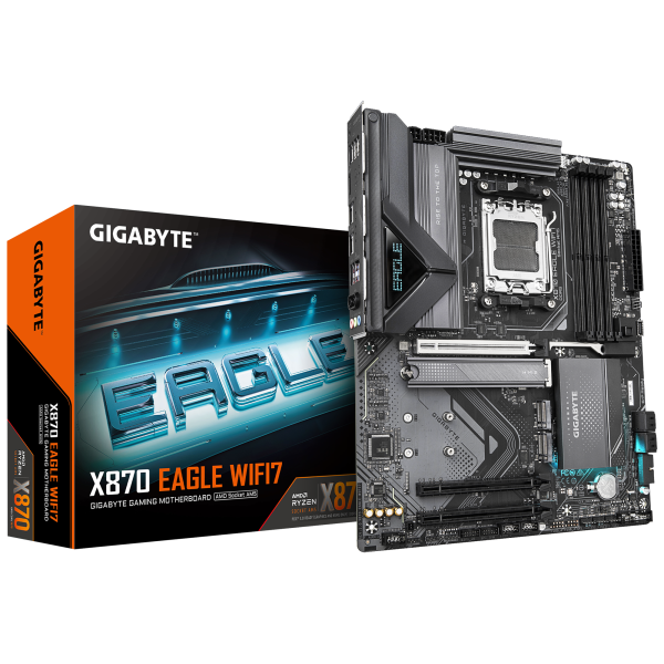 Gigabyte X870 Eagle WiFi7 motherboard, socket AM5, AMD X870, ATX, DDR5