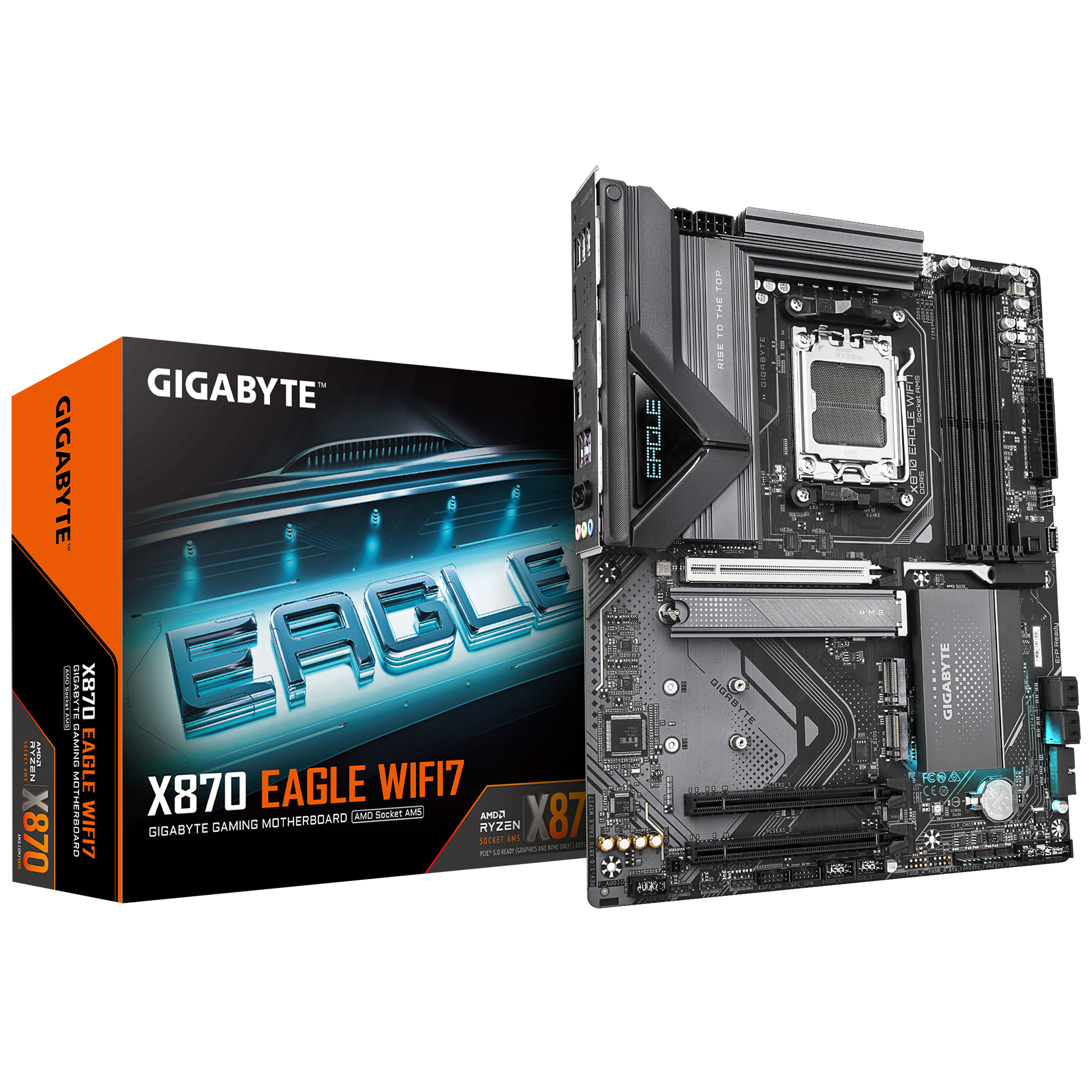 Gigabyte X870 Eagle WiFi7 motherboard, socket AM5, AMD X870, ATX, DDR5