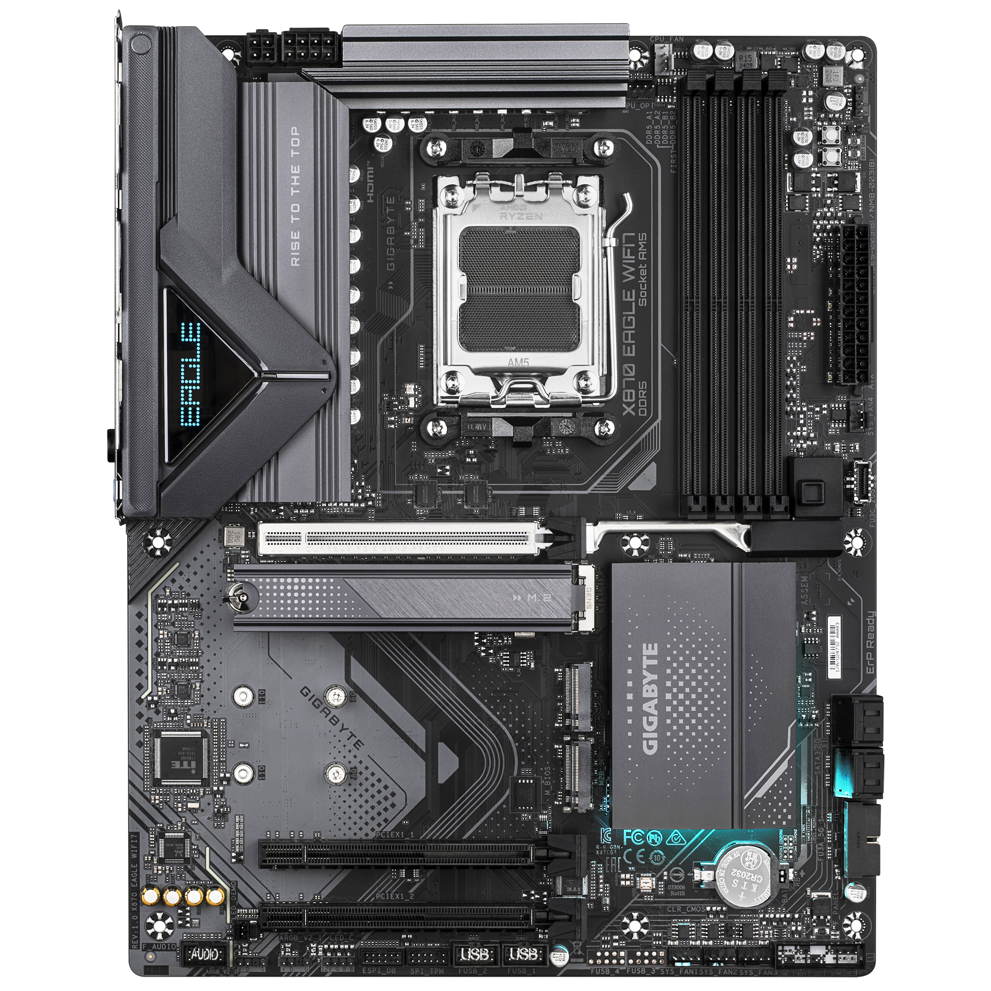 Gigabyte X870 Eagle WiFi7 motherboard, socket AM5, AMD X870, ATX, DDR5