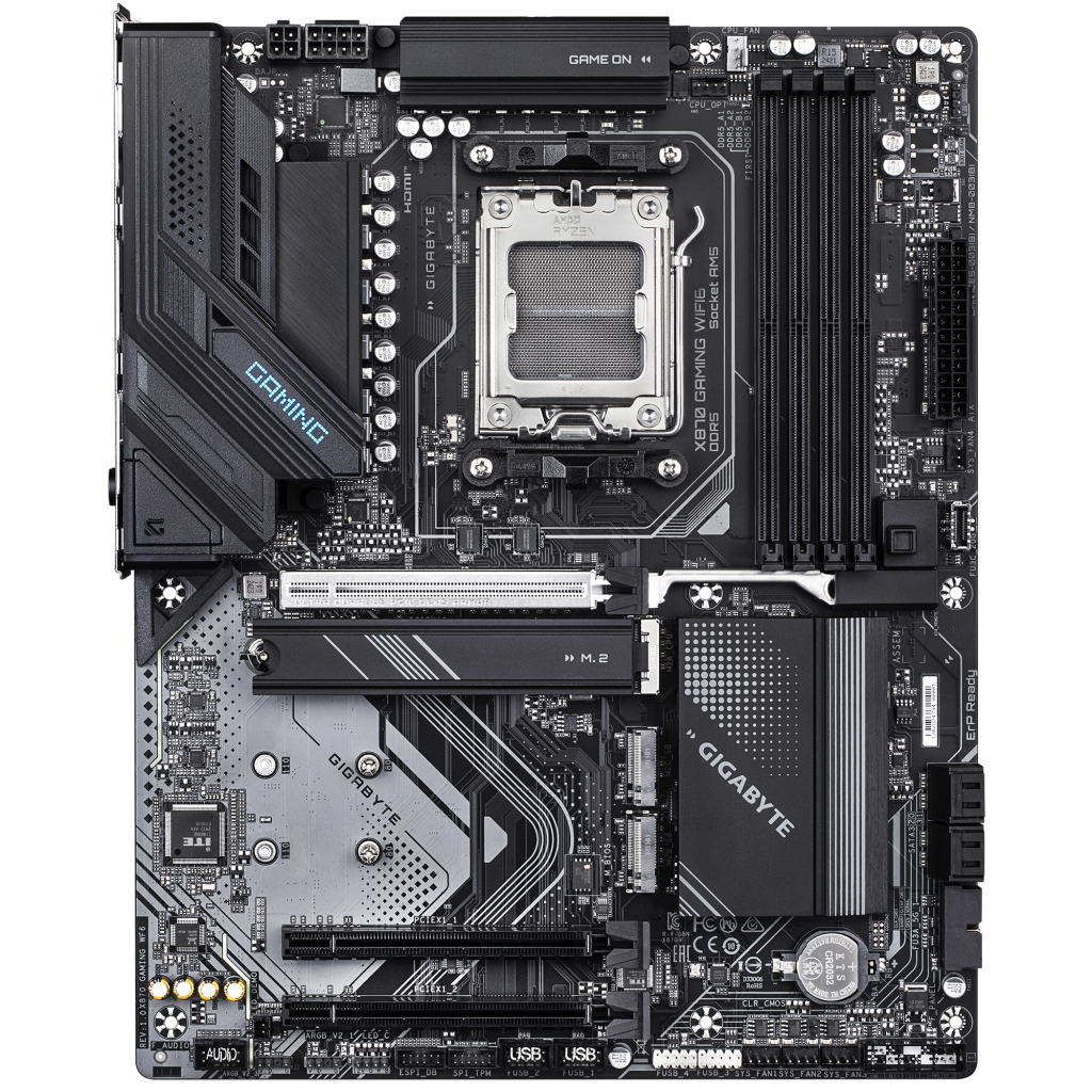 Gigabyte X870 Gaming Motherboard, Socket AM5, AMD X870, ATX, DDR5
