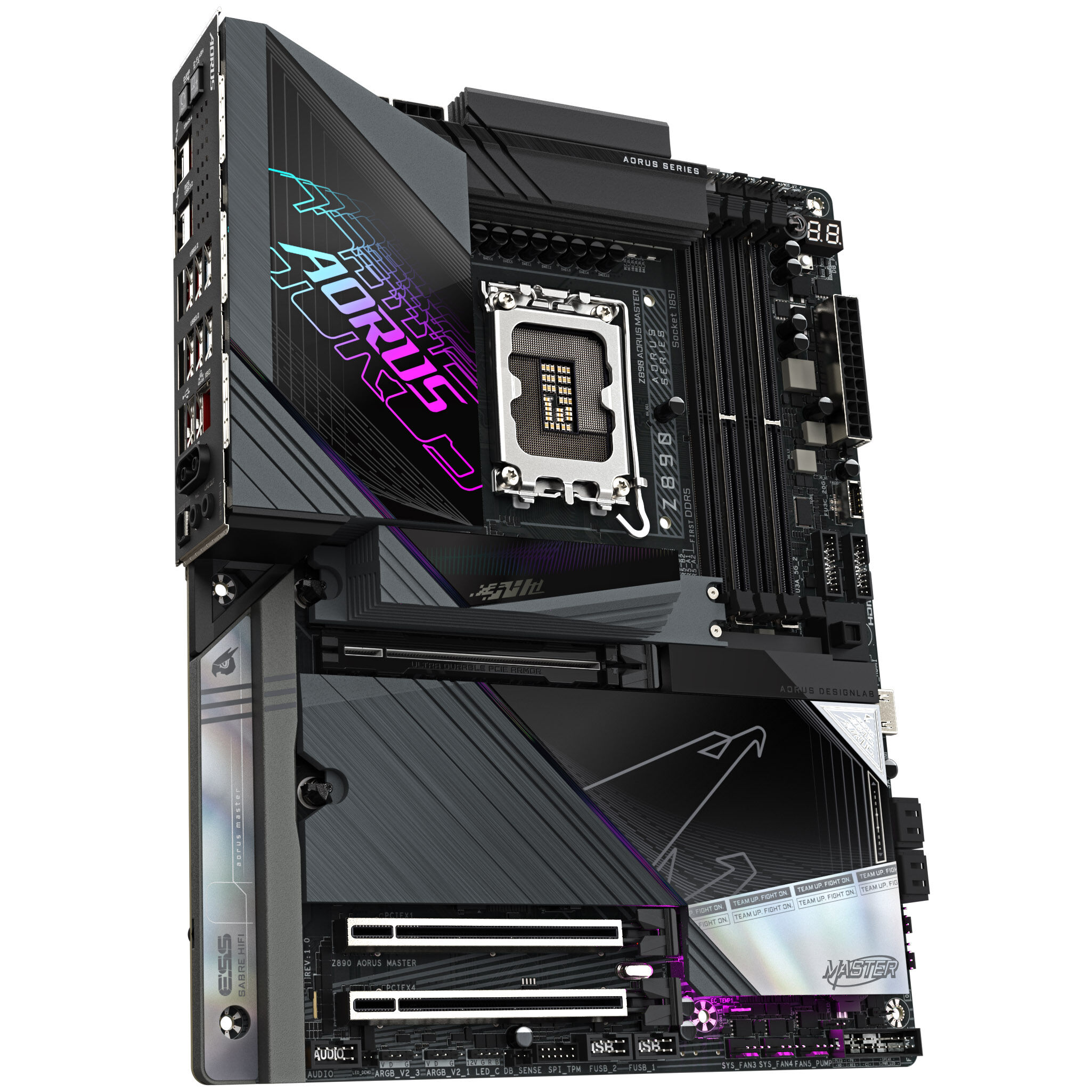 Gigabyte Z890 AORUS Master motherboard, socket LGA 1851, Intel Z890, ATX, DDR5