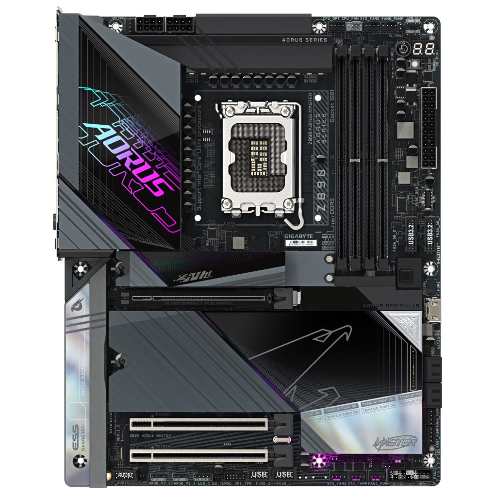 Gigabyte Z890 AORUS Master motherboard, socket LGA 1851, Intel Z890, ATX, DDR5