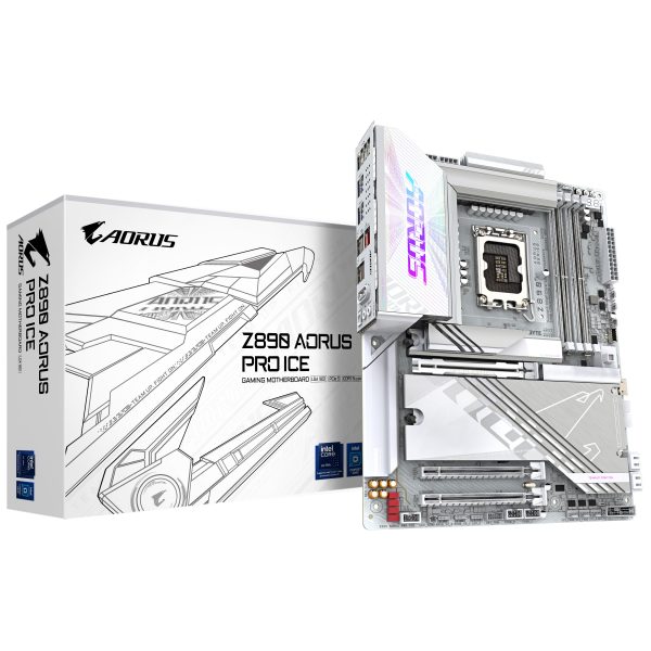 Gigabyte Z890 AORUS Pro ICE motherboard, socket LGA 1851, Intel Z890, ATX, DDR5