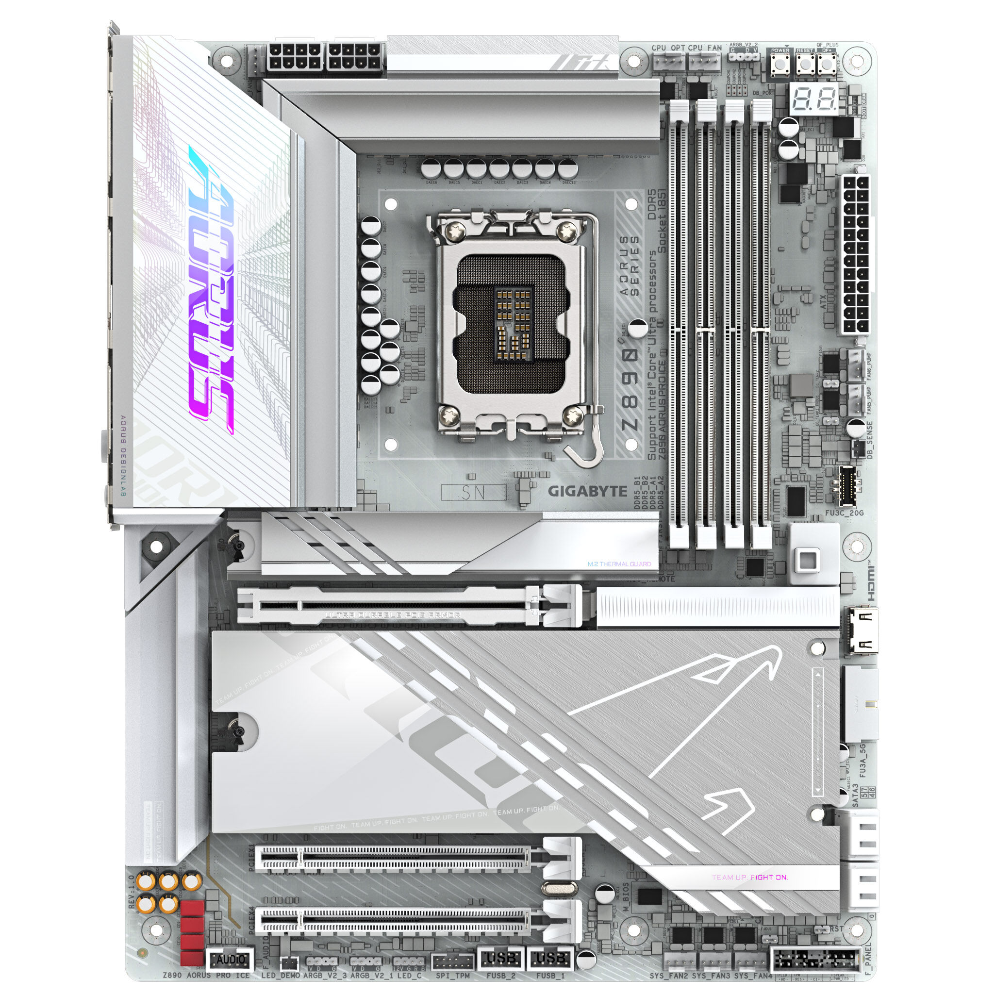 Gigabyte Z890 AORUS Pro ICE motherboard, socket LGA 1851, Intel Z890, ATX, DDR5