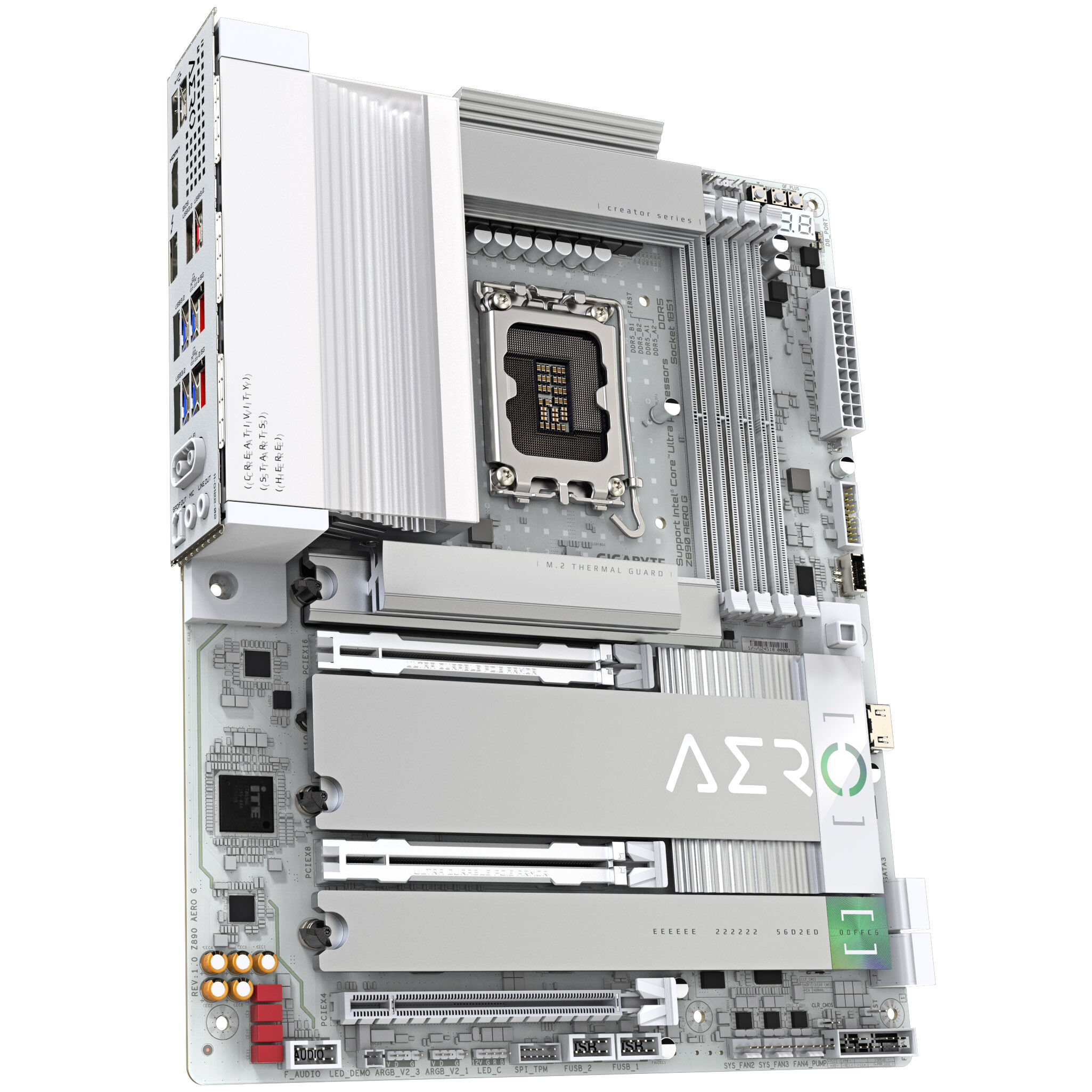 Gigabyte Z890 AERO G motherboard, socket LGA 1851, Intel Z890, ATX, DDR5