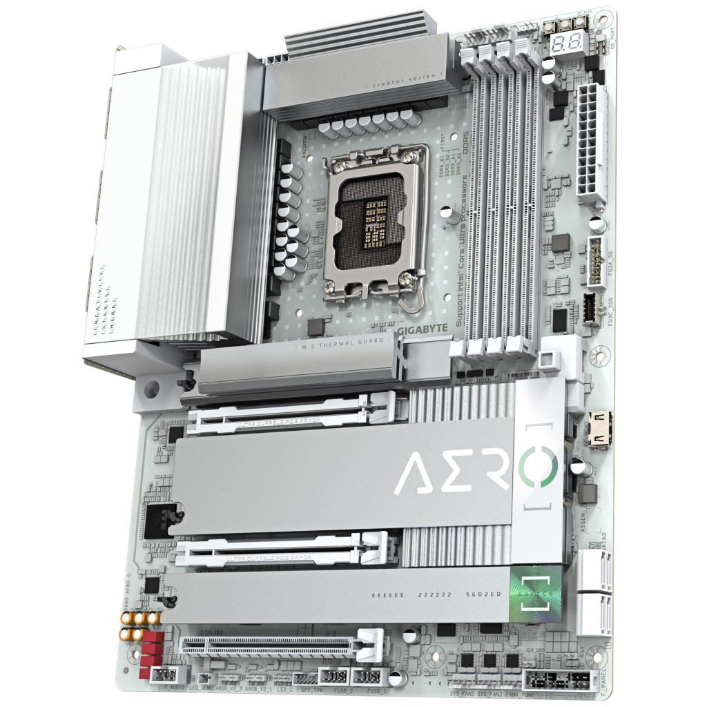 Gigabyte Z890 AERO G motherboard, socket LGA 1851, Intel Z890, ATX, DDR5