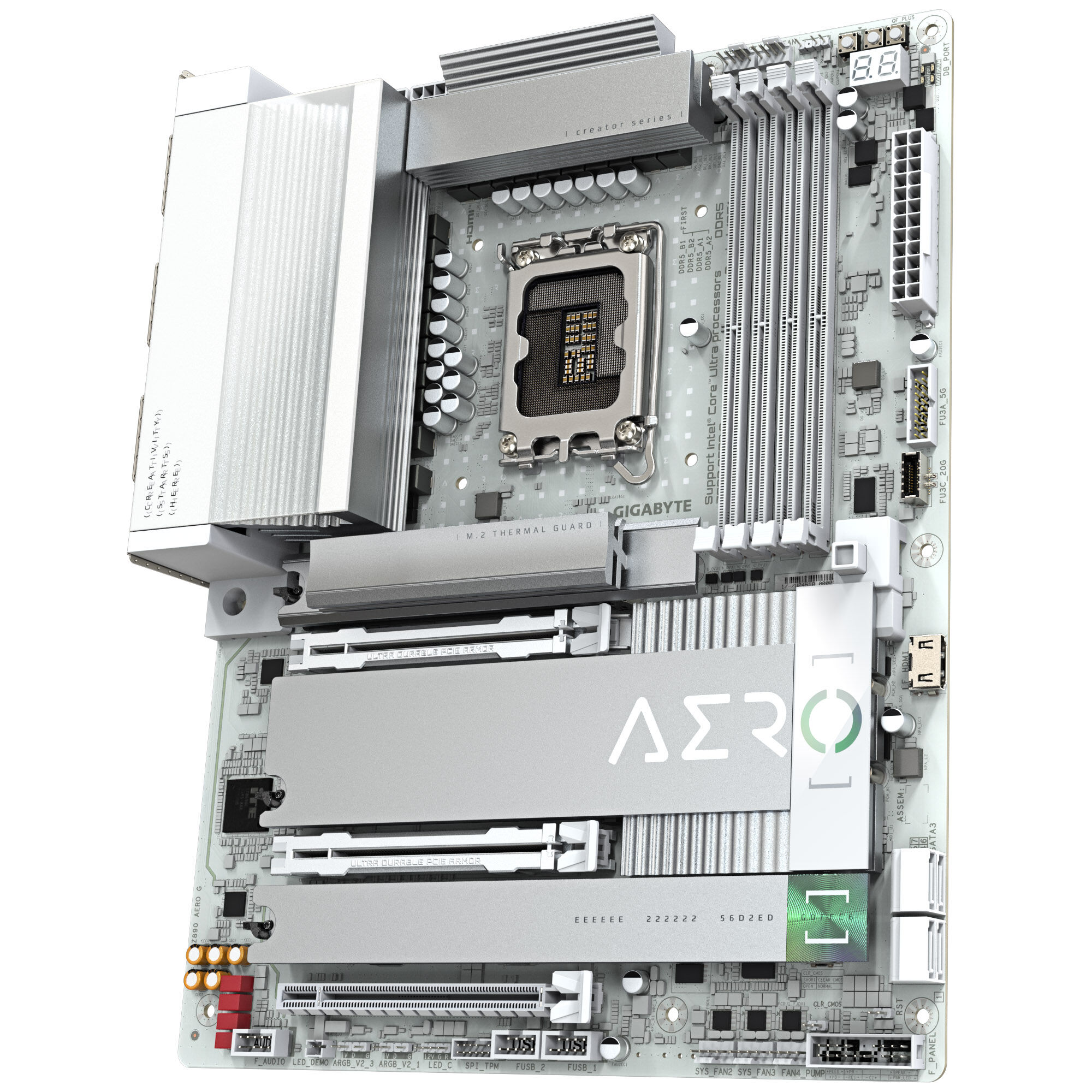 Gigabyte Z890 AERO G motherboard, socket LGA 1851, Intel Z890, ATX, DDR5