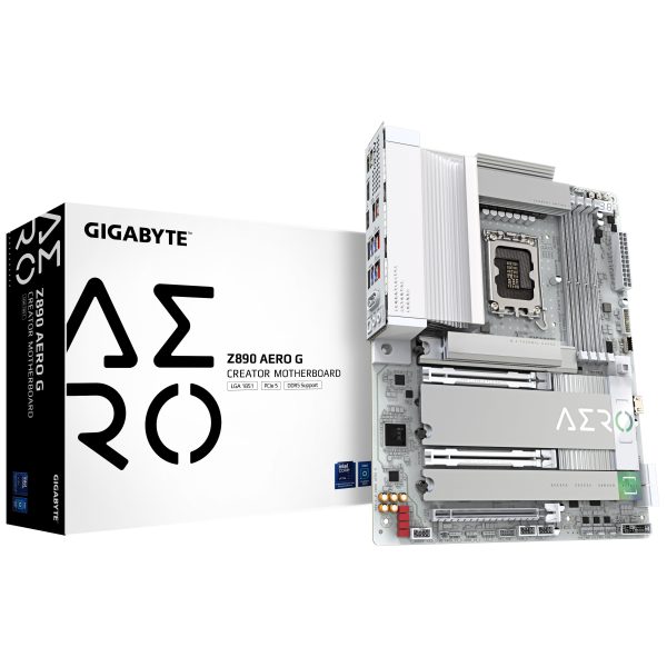 Gigabyte Z890 AERO G motherboard, socket LGA 1851, Intel Z890, ATX, DDR5