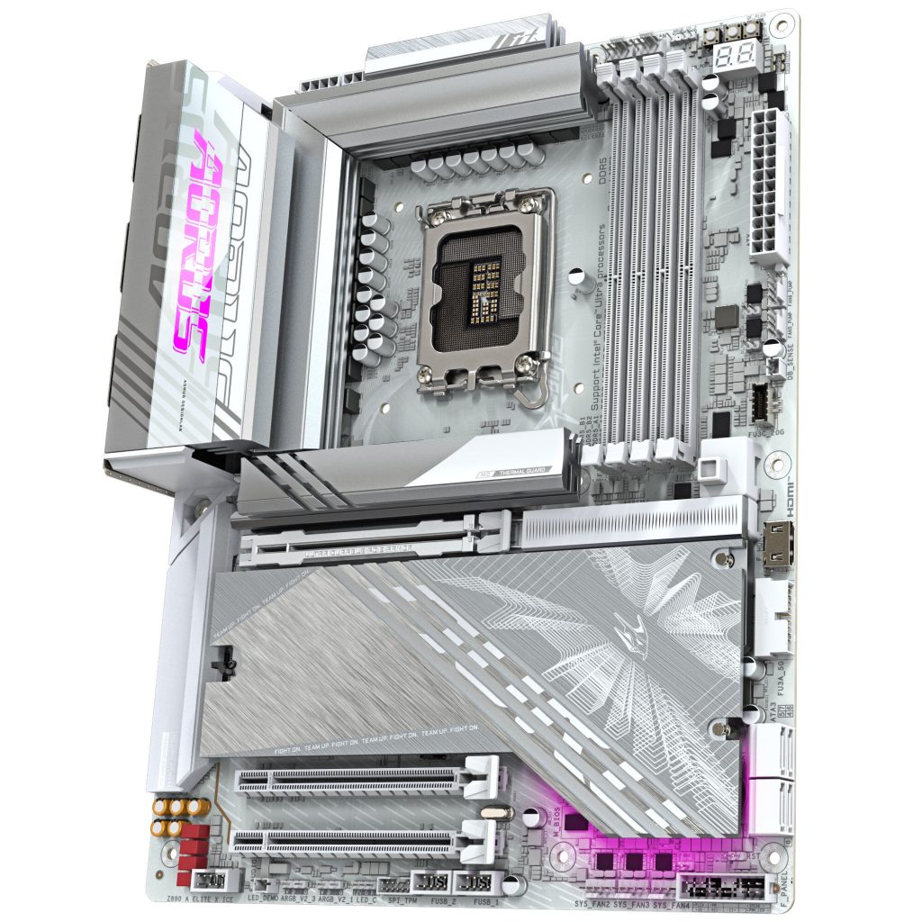 Gigabyte Z890 AORUS Elite X ICE motherboard, LGA 1851, Intel Z890, ATX, DDR5