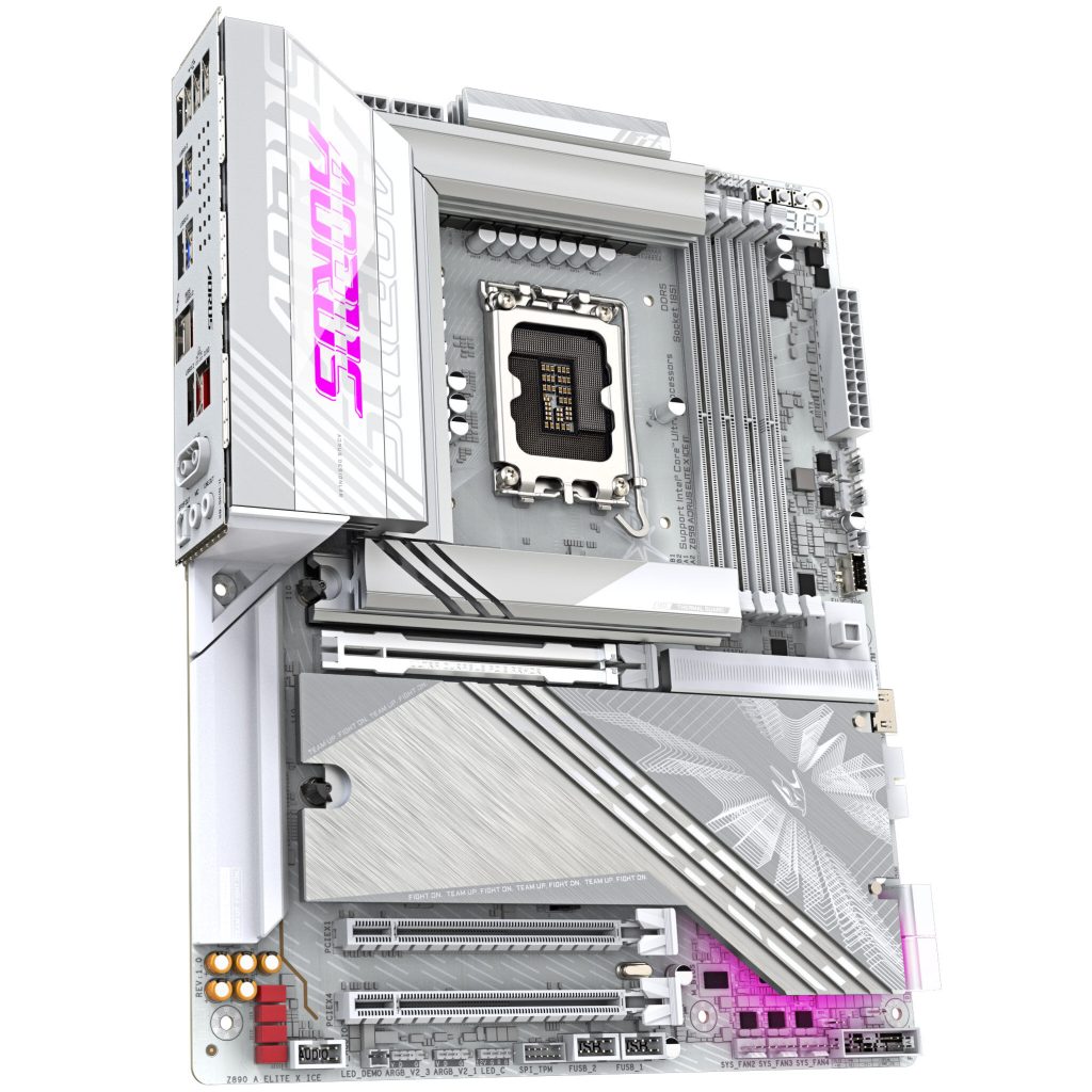 Gigabyte Z890 AORUS Elite X ICE motherboard, LGA 1851, Intel Z890, ATX, DDR5