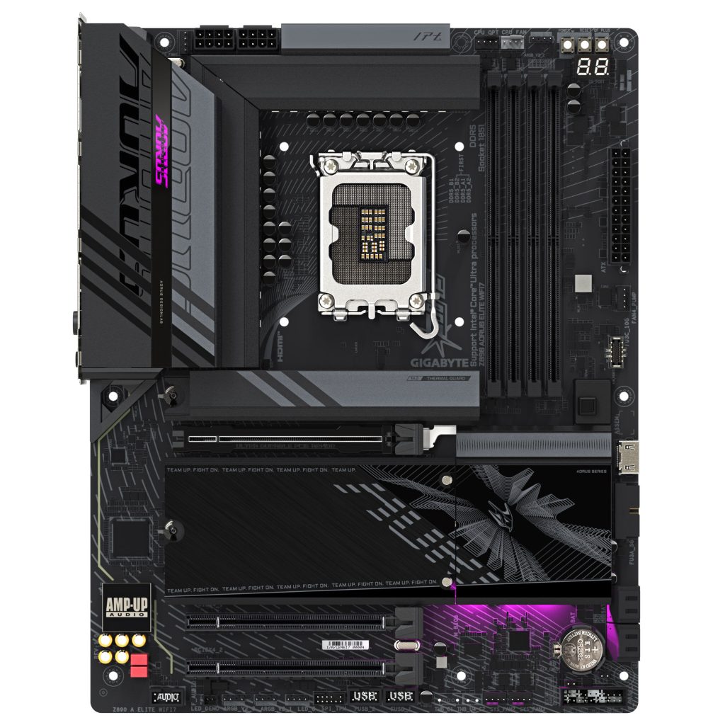 Gigabyte Z890 Aorus ElitGigabyte Z890 Aorus Elite WiFi7 motherboard, socket LGA 1851, Intel Z890, ATX, DDR5e WiFi7 motherboard, socket LGA 1851, Intel