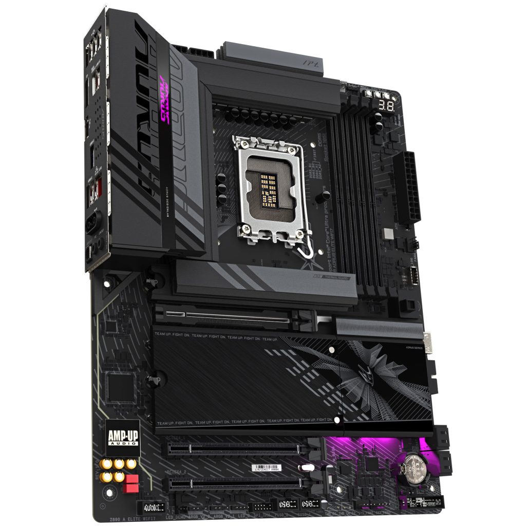 Gigabyte Z890 Aorus ElitGigabyte Z890 Aorus Elite WiFi7 motherboard, socket LGA 1851, Intel Z890, ATX, DDR5e WiFi7 motherboard, socket LGA 1851, Intel