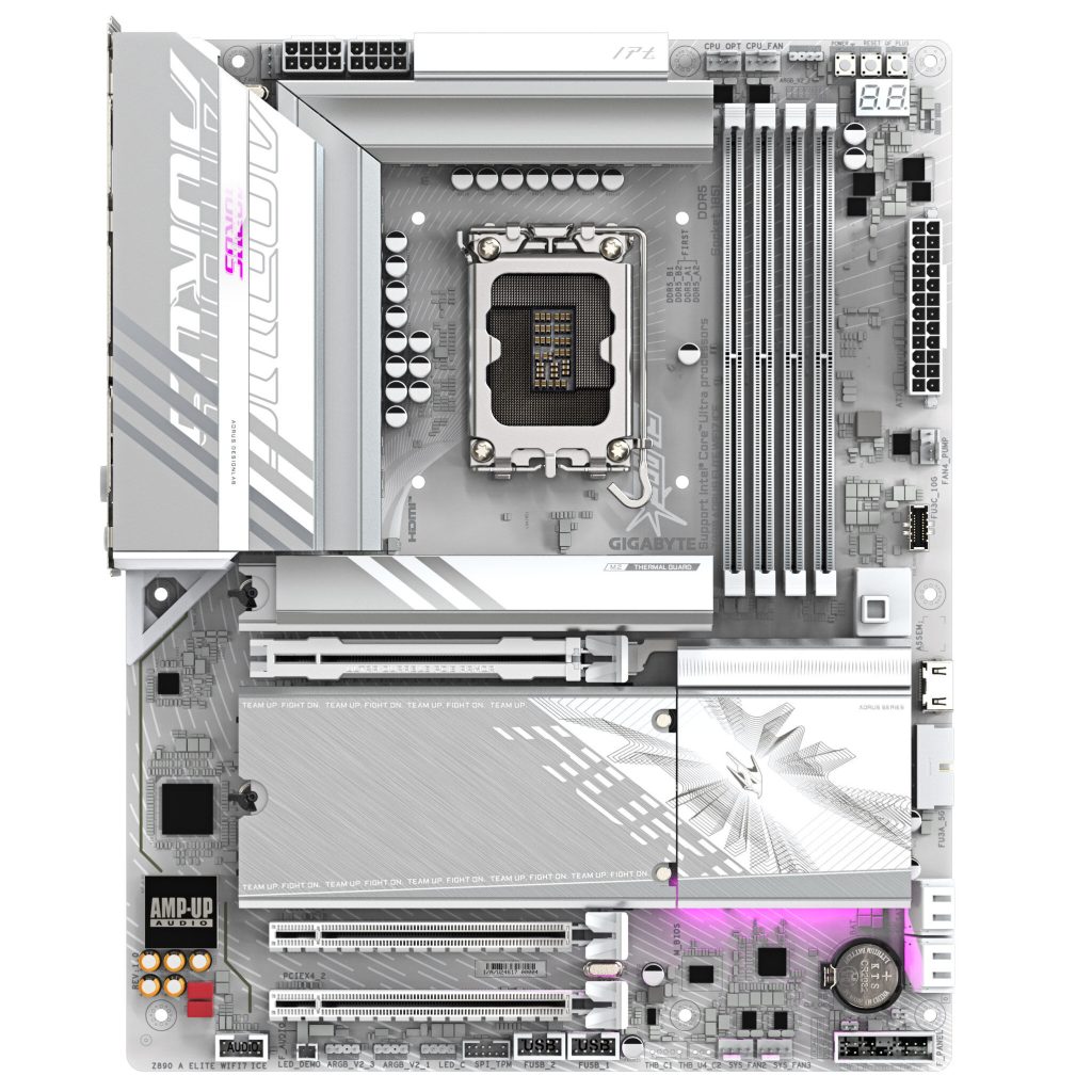 Gigabyte Z890 Aorus Elite WIFI7 ICE motherboard, socket LGA 1851, Intel Z890, ATX, DDR5