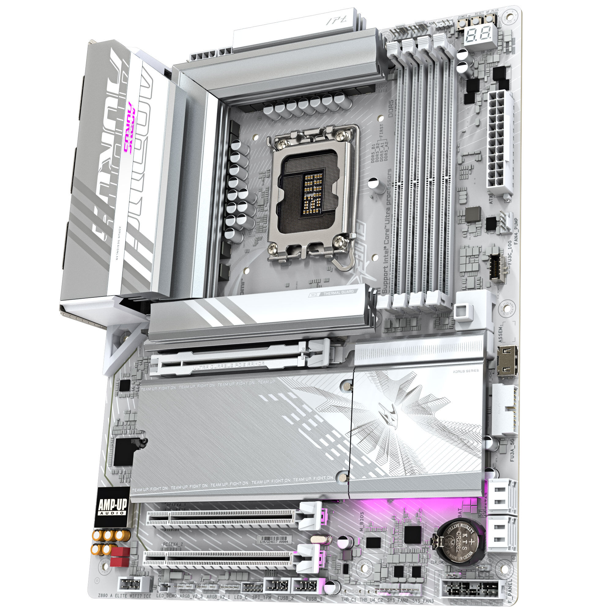Gigabyte Z890 Aorus Elite WIFI7 ICE motherboard, socket LGA 1851, Intel Z890, ATX, DDR5