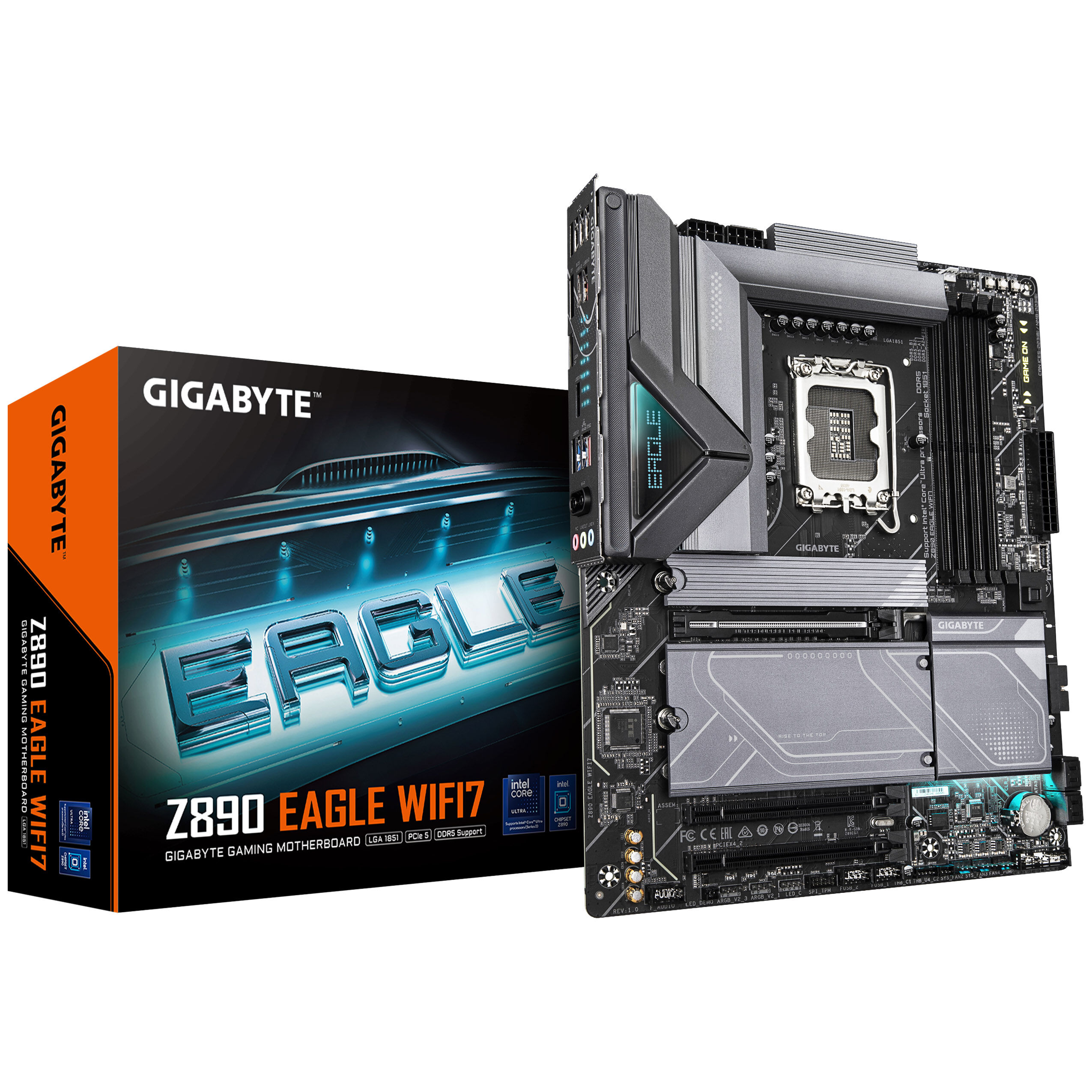 Gigabyte Z890 Eagle WiFi7 motherboard, socket LGA 1851, Intel Z890, ATX, DDR5 : image 1