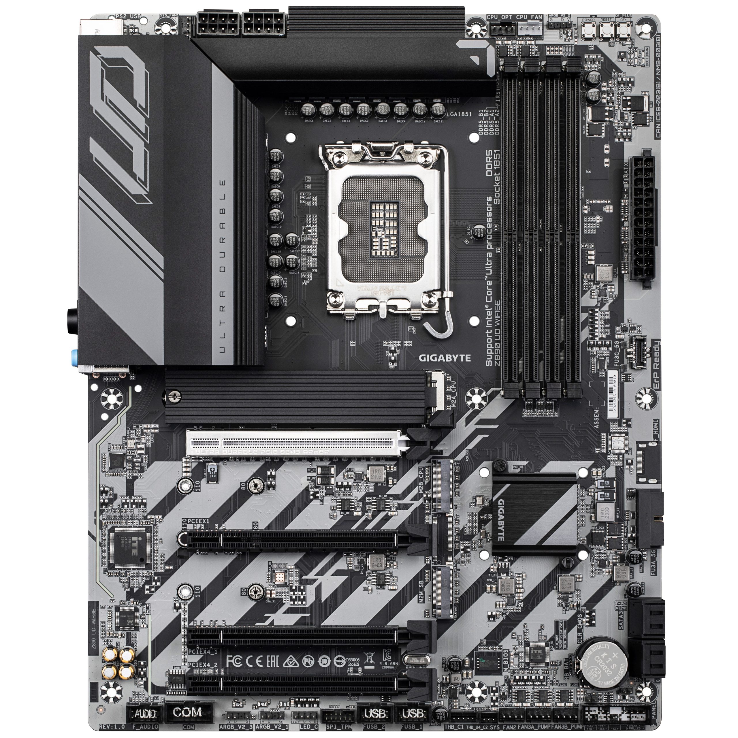Gigabyte Z890 UD WiFi6E motherboard, socket LGA 1851, Intel Z890, ATX, DDR5