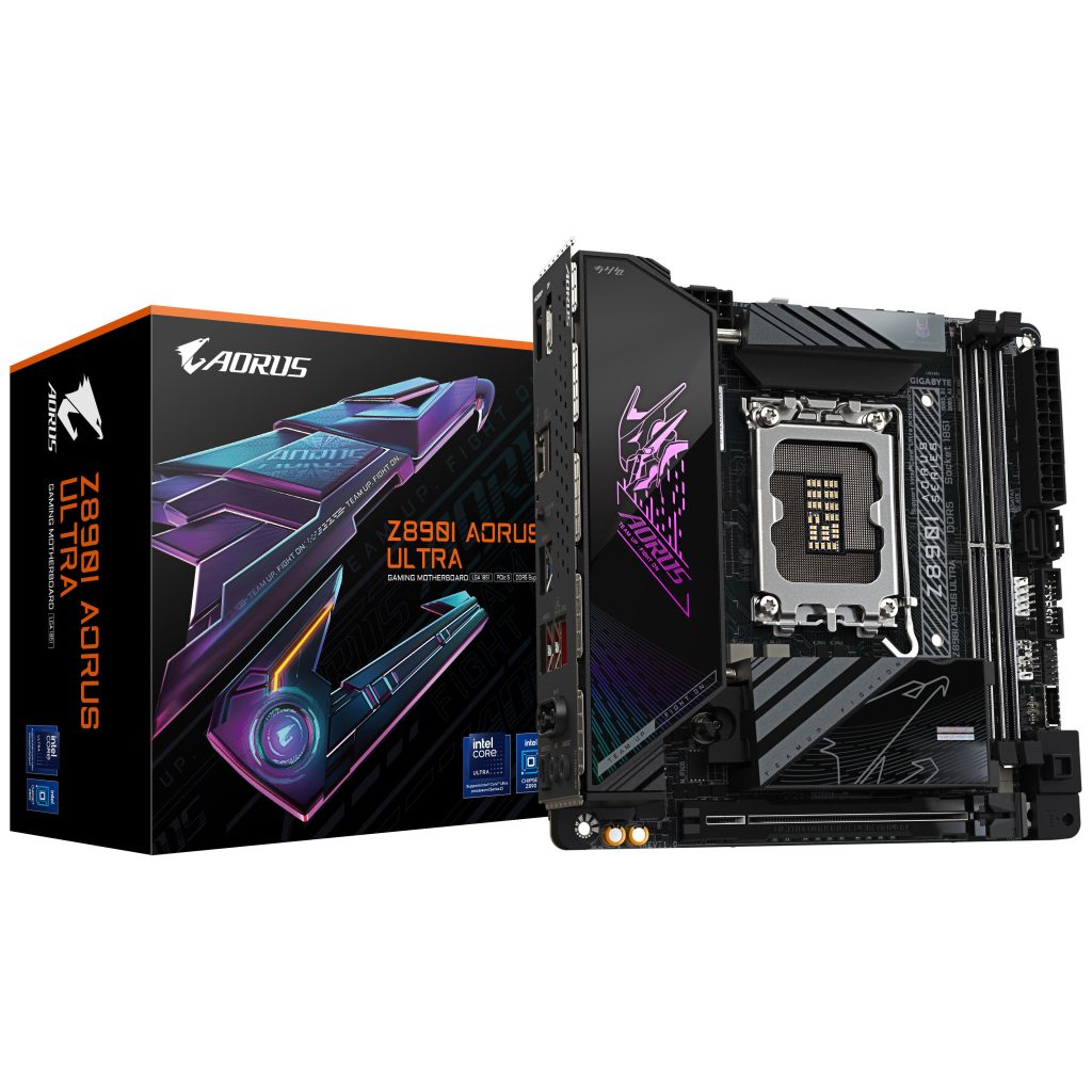 Gigabyte Z890I AORUS Ultra motherboard, socket LGA 1851, Intel Z890, Mini-ITX, DDR5