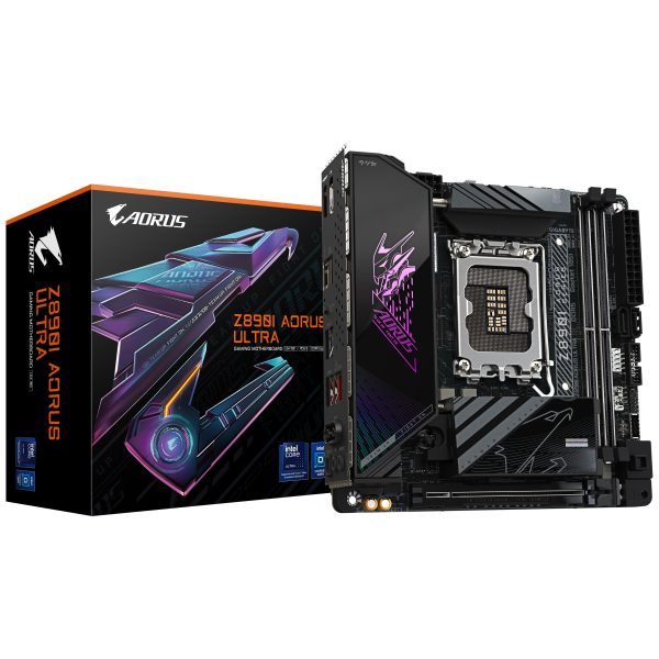 Gigabyte Z890I AORUS Ultra motherboard, socket LGA 1851, Intel Z890, Mini-ITX, DDR5