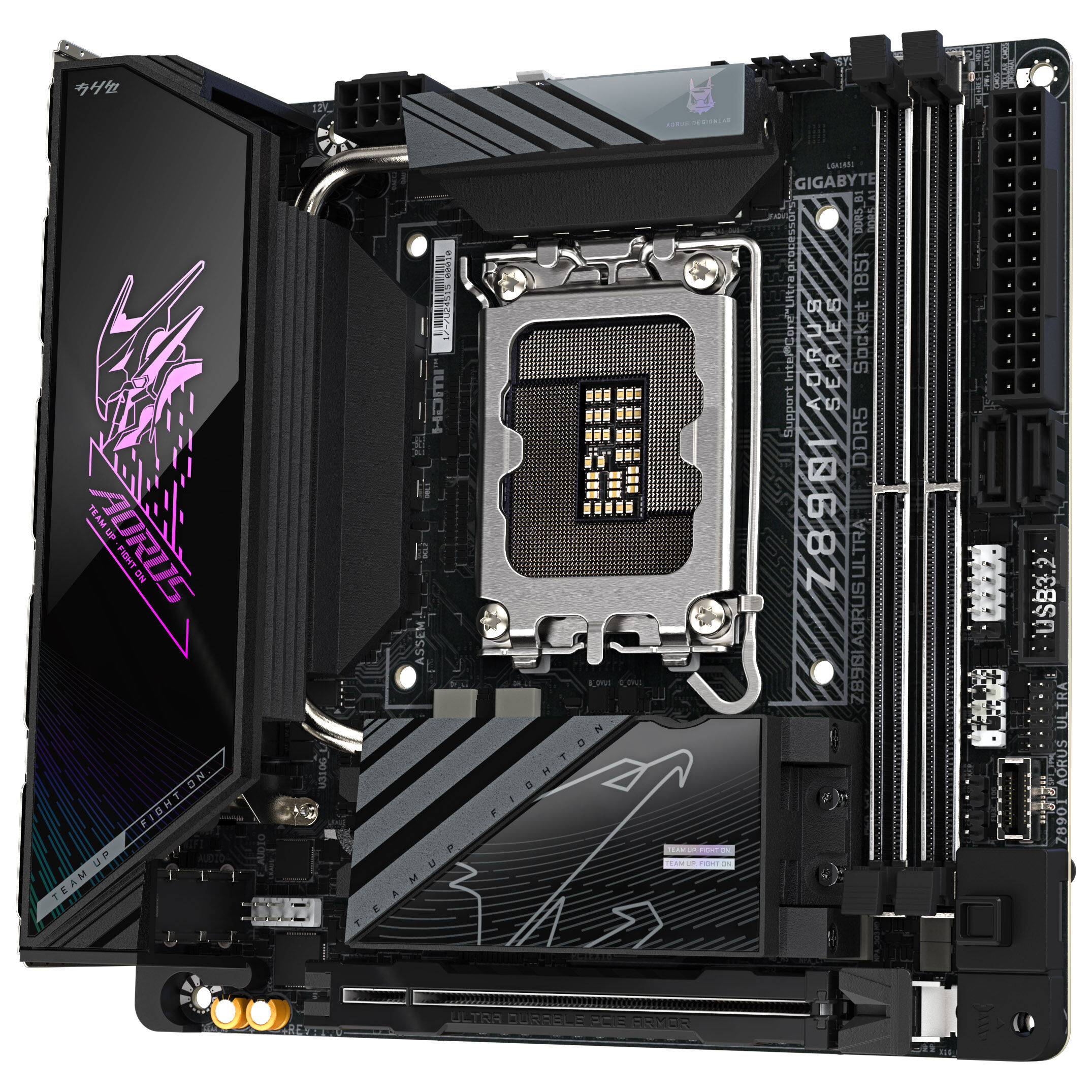 Gigabyte Z890I AORUS Ultra motherboard, socket LGA 1851, Intel Z890, Mini-ITX, DDR5