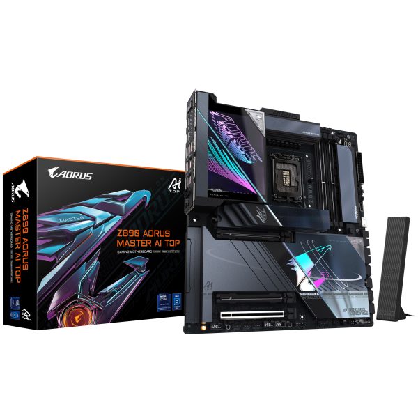 Gigabyte Z890 Aorus Master AI Top motherboard, socket LGA 1851, Intel Z890, E-ATX, DDR5