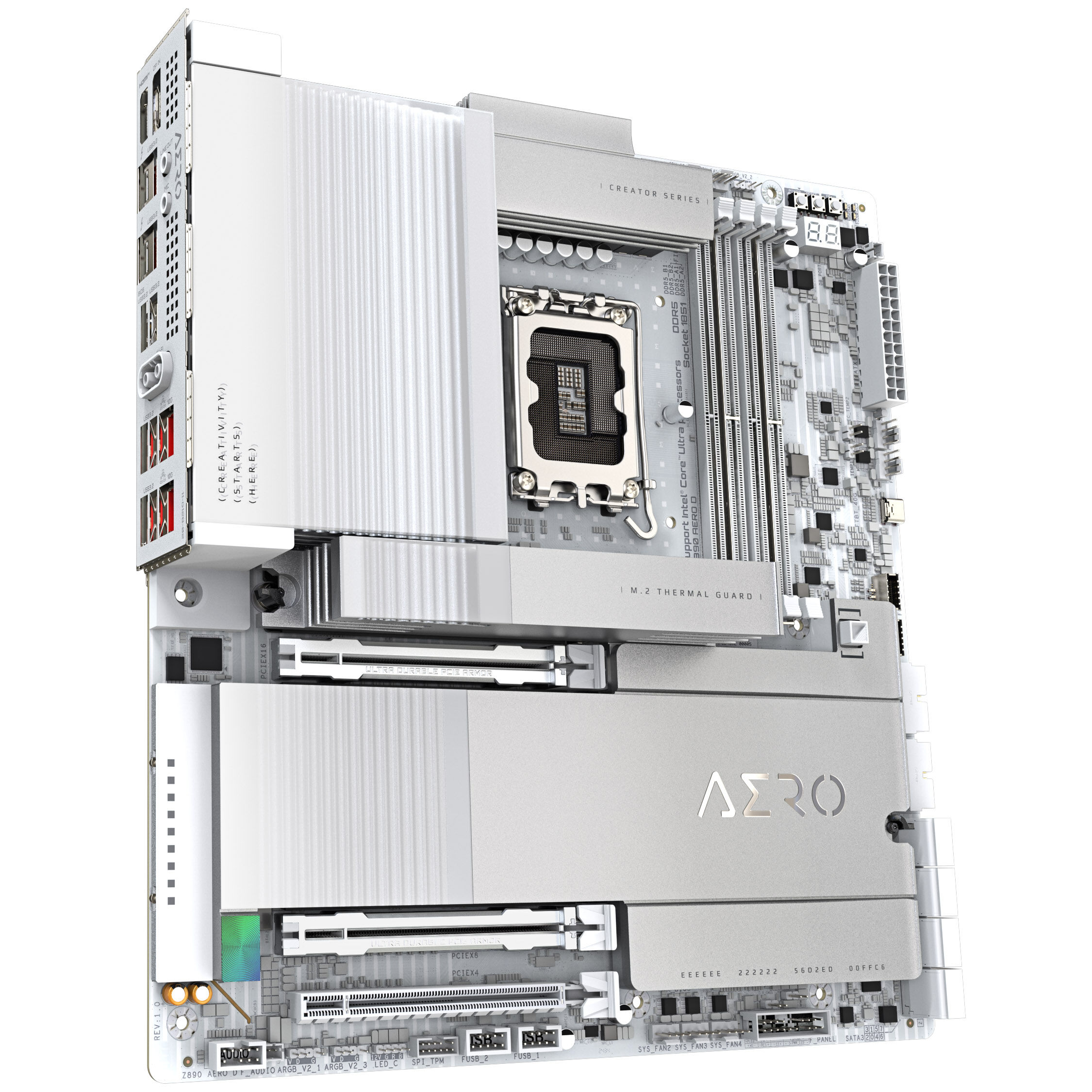 Gigabyte Z890 AERO D motherboard, socket LGA 1851, Intel Z890, ATX, DDR5333